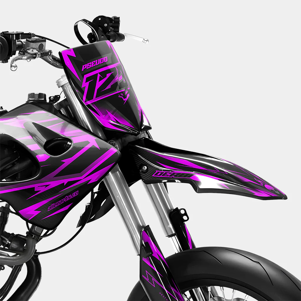 MISTRAL - Kit deco DERBI 50cc - Rose - Image 2