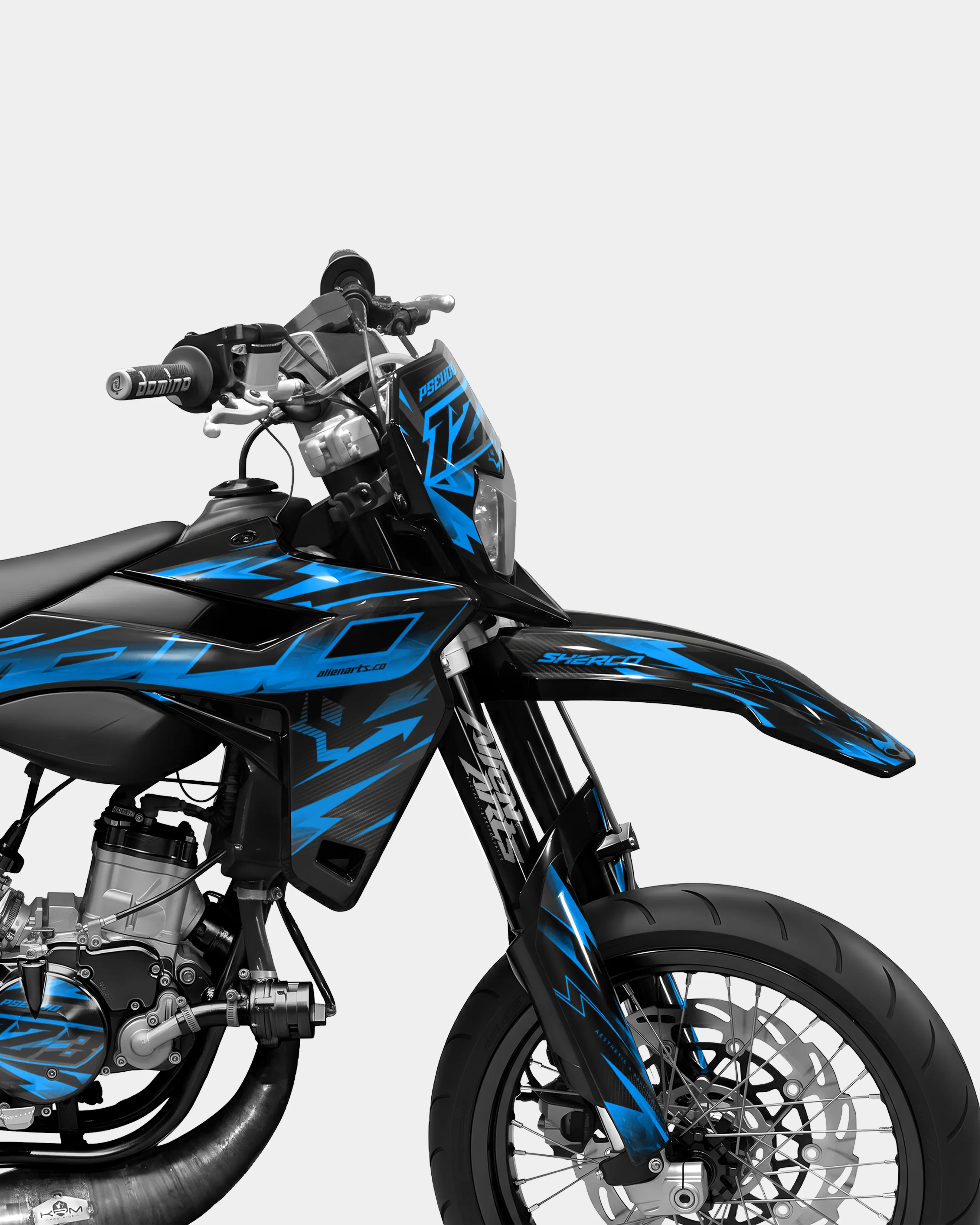 MISTRAL- Kit deco SHERCO 50cc - Bleu - Image 3