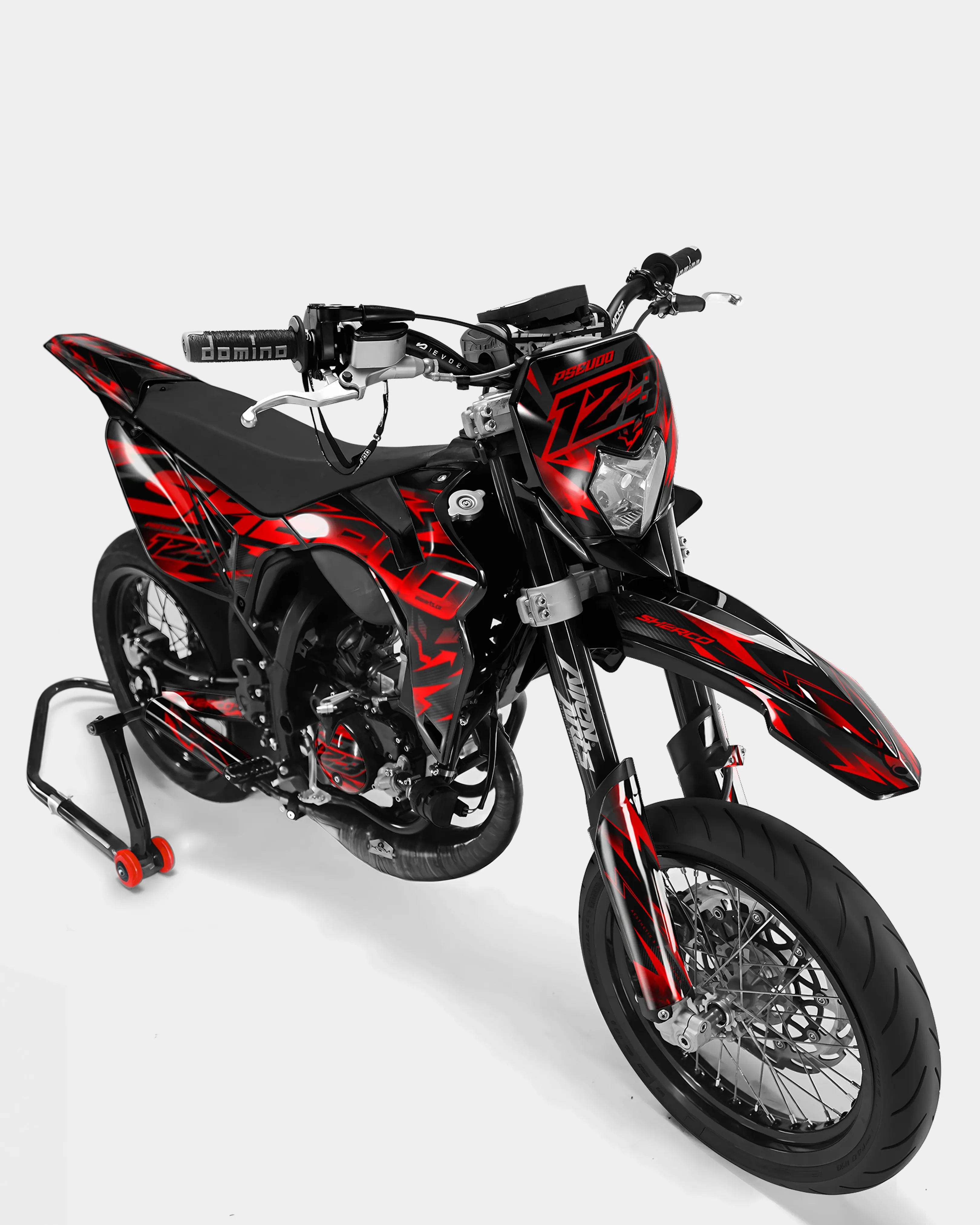 MISTRAL- Kit deco SHERCO 50cc - Rouge - Image 3