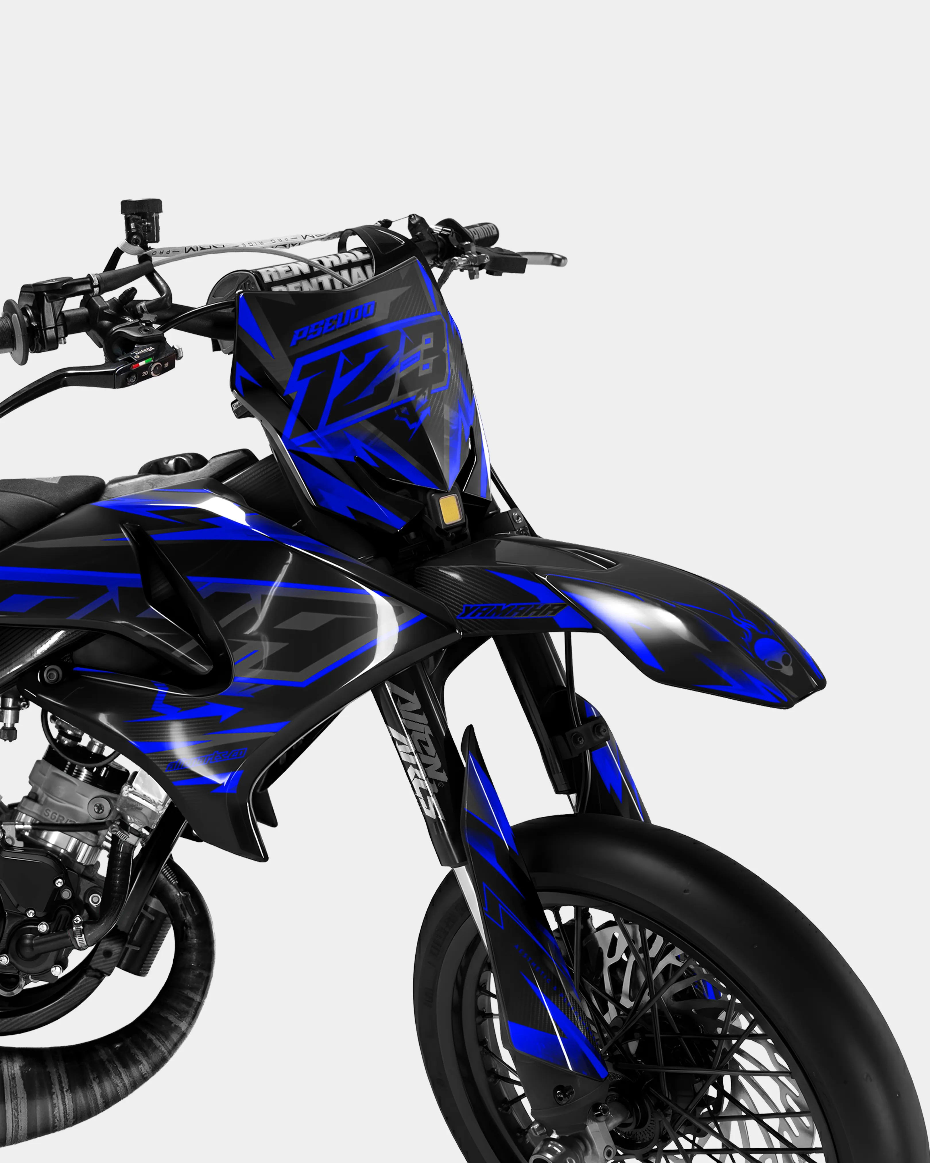 MISTRAL - Kit deco YAMAHA DT 50cc - Bleu foncé - Image 2