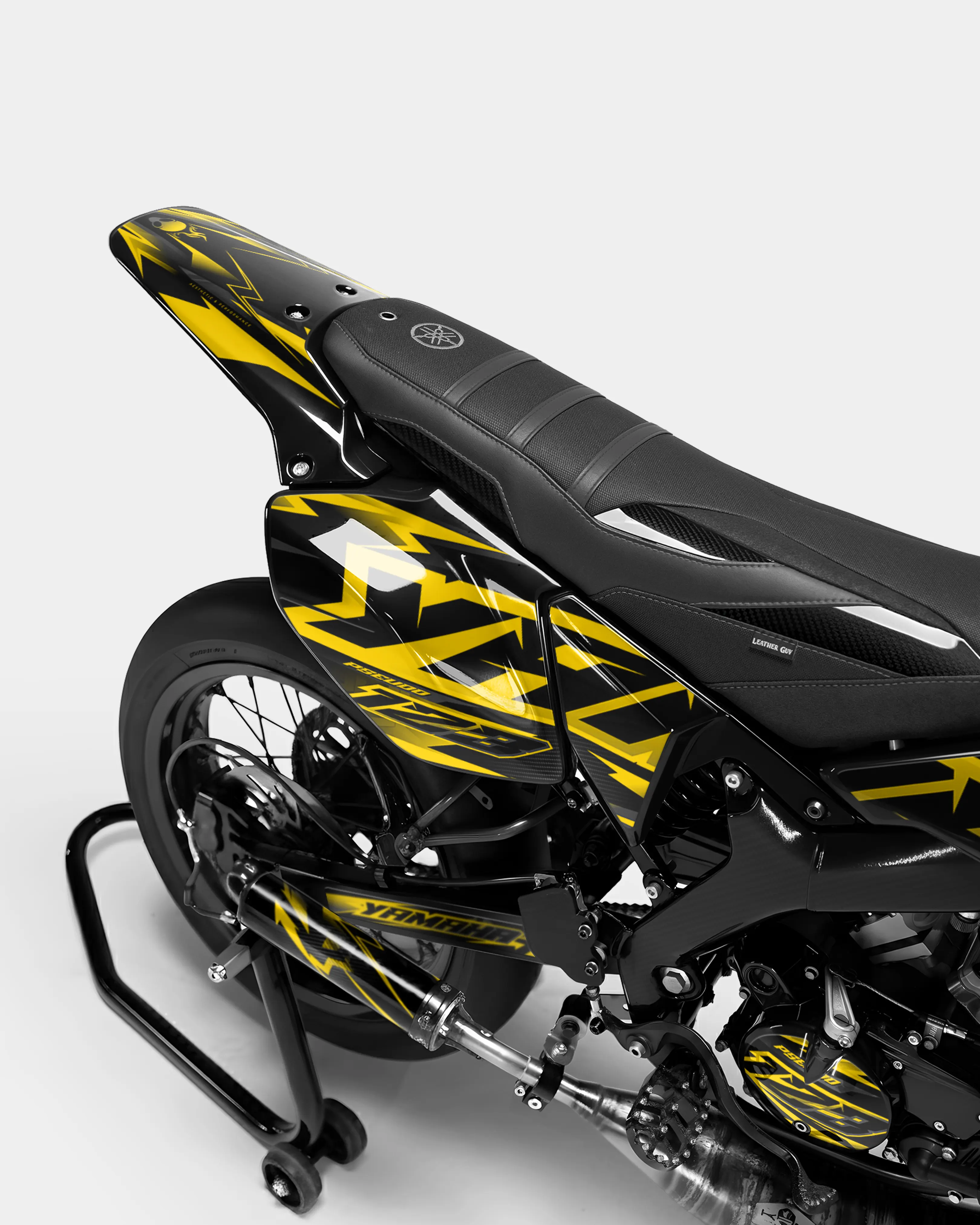 MISTRAL - Kit deco YAMAHA DT 50cc - Jaune foncé - Image 3
