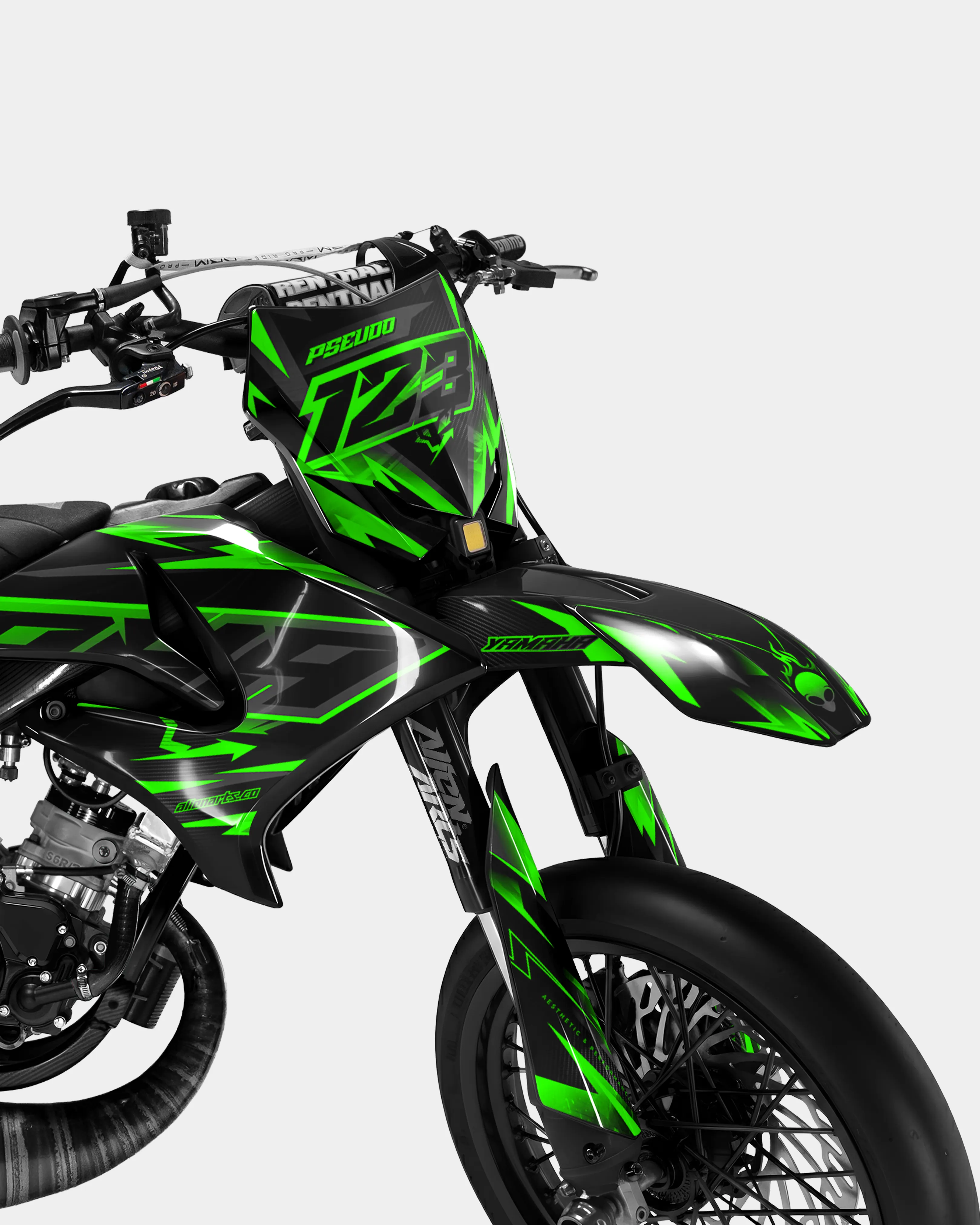 MISTRAL - Kit deco YAMAHA DT 50cc - Vert - Image 2