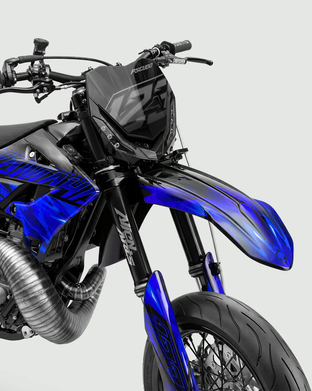 NITROGEN - Kit Déco Supermotard Semi-Personnalisable - Bleu - Image 2
