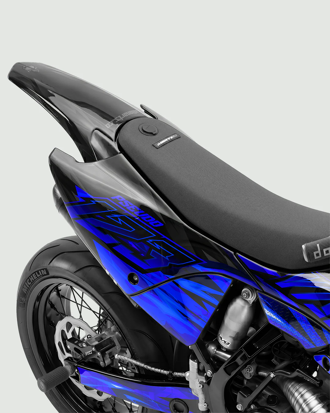 NITROGEN - Kit Déco Supermotard Semi-Personnalisable - Bleu - Image 3