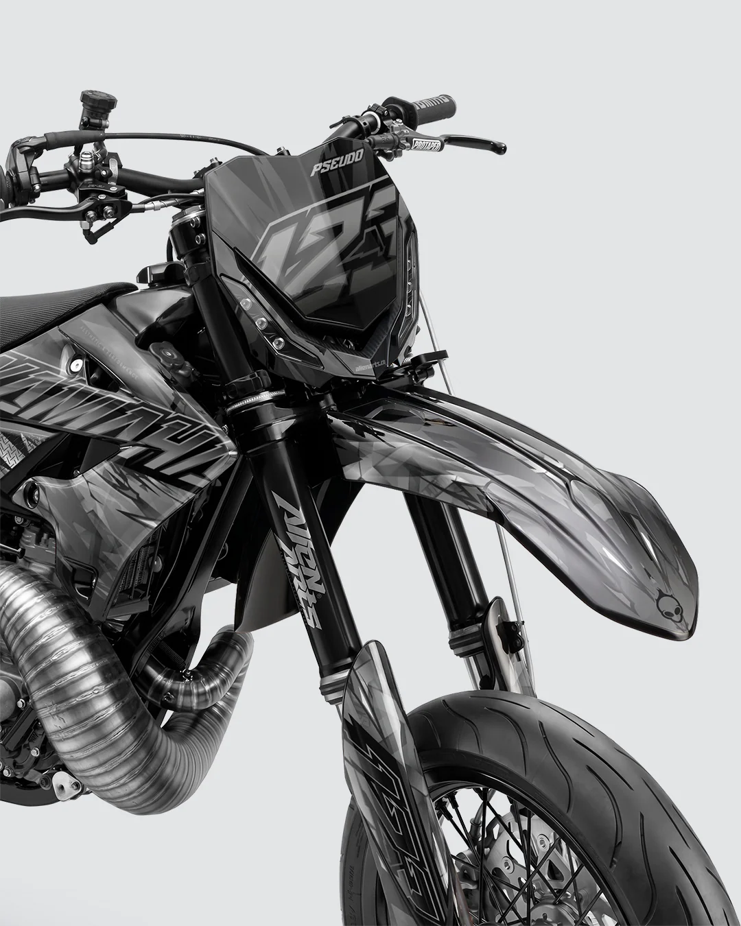 NITROGEN - Kit Déco Supermotard Semi-Personnalisable - Noir - Image 2