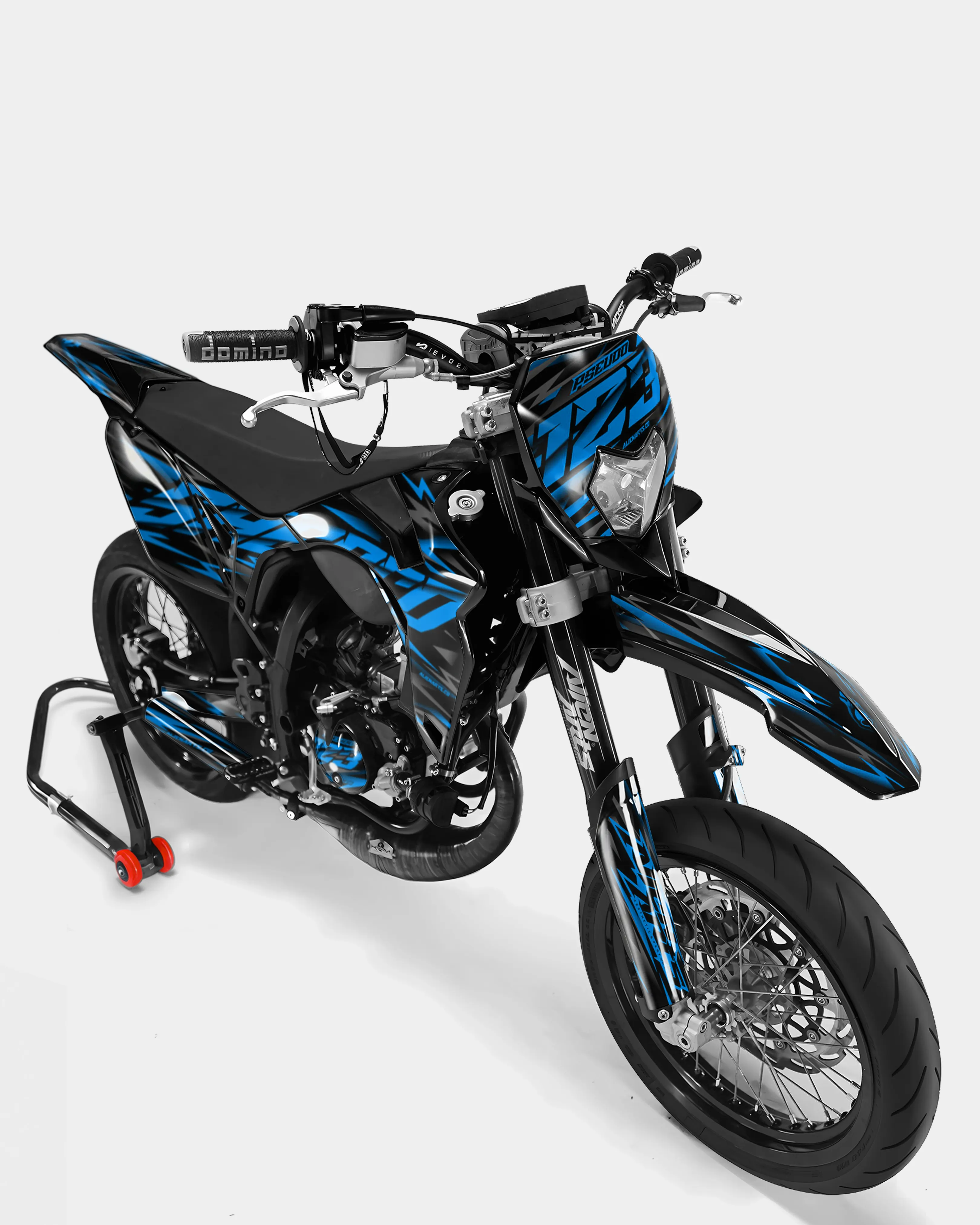 NOVUM- Kit deco SHERCO 50cc - Bleu - Image 2