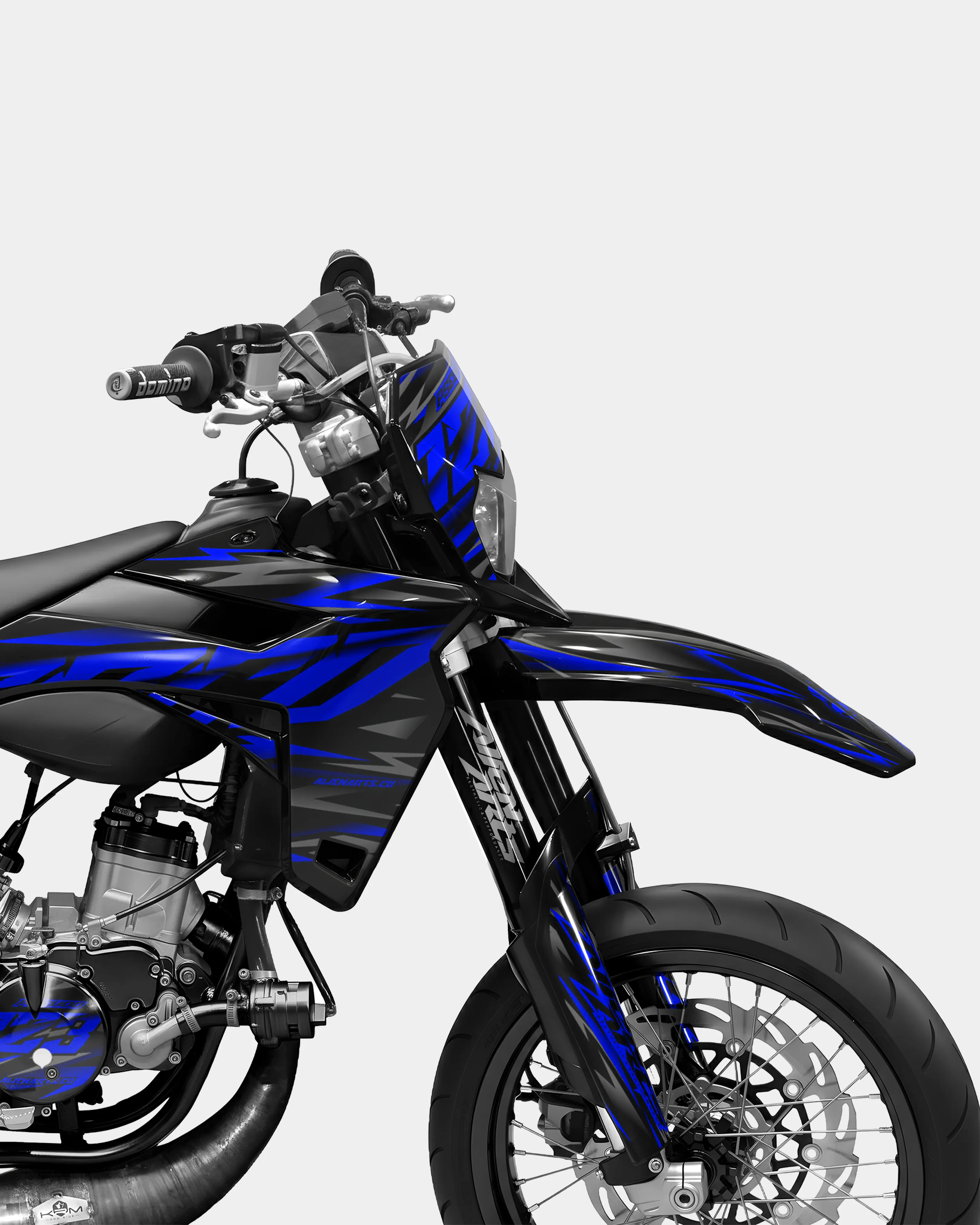NOVUM- Kit deco SHERCO 50cc - Bleu foncé - Image 3