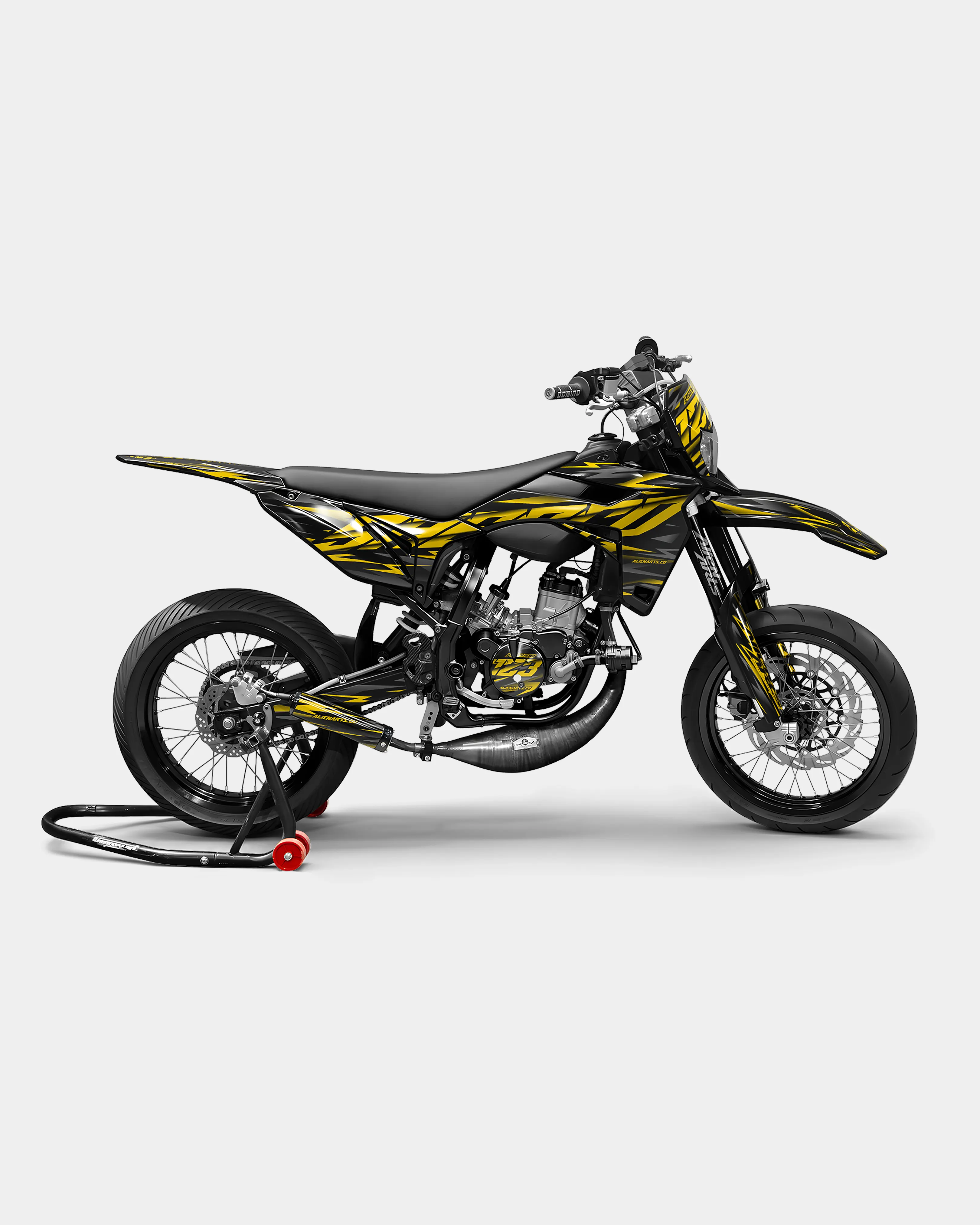 NOVUM- Kit deco SHERCO 50cc - Jaune foncé