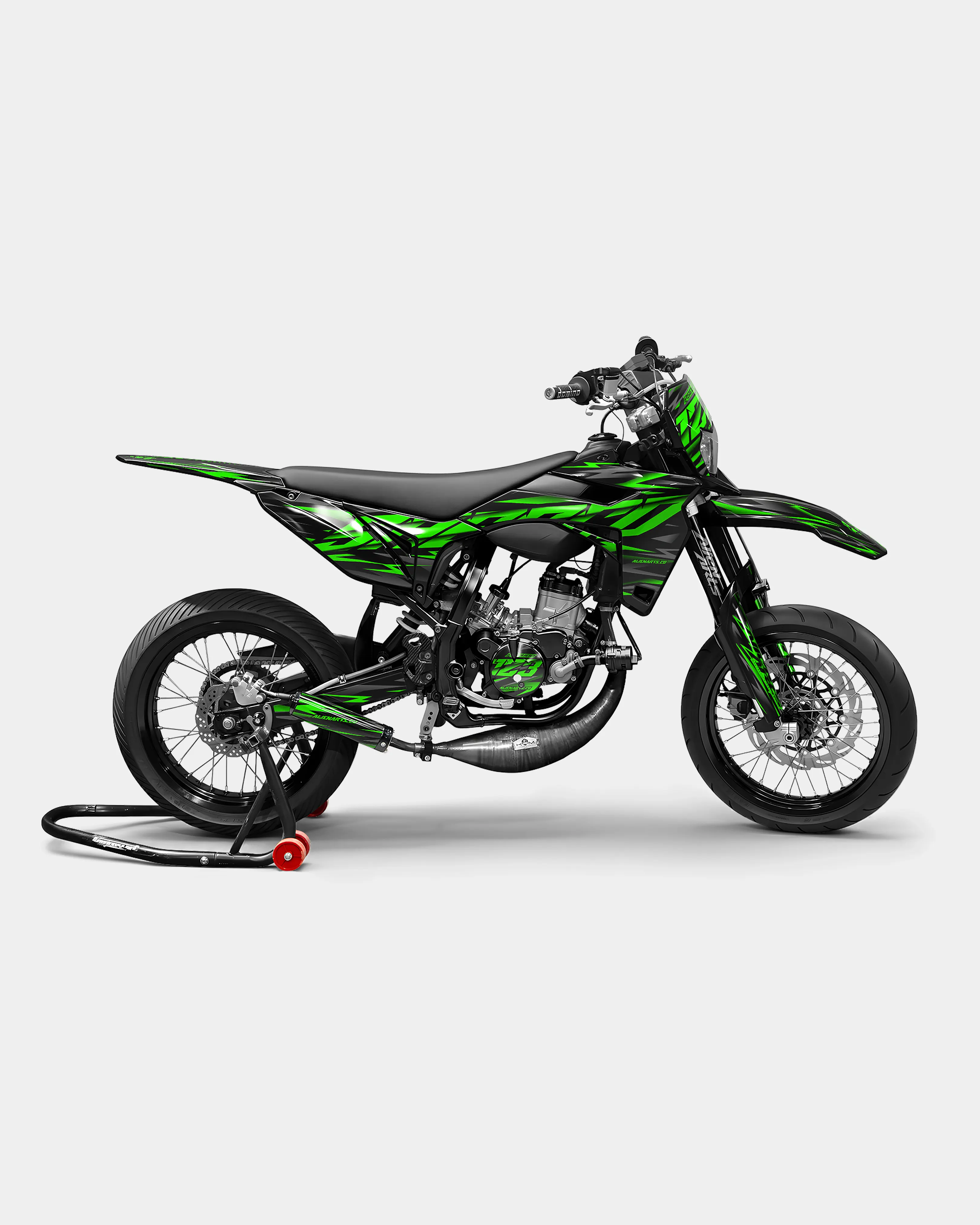 NOVUM- Kit deco SHERCO 50cc - Vert