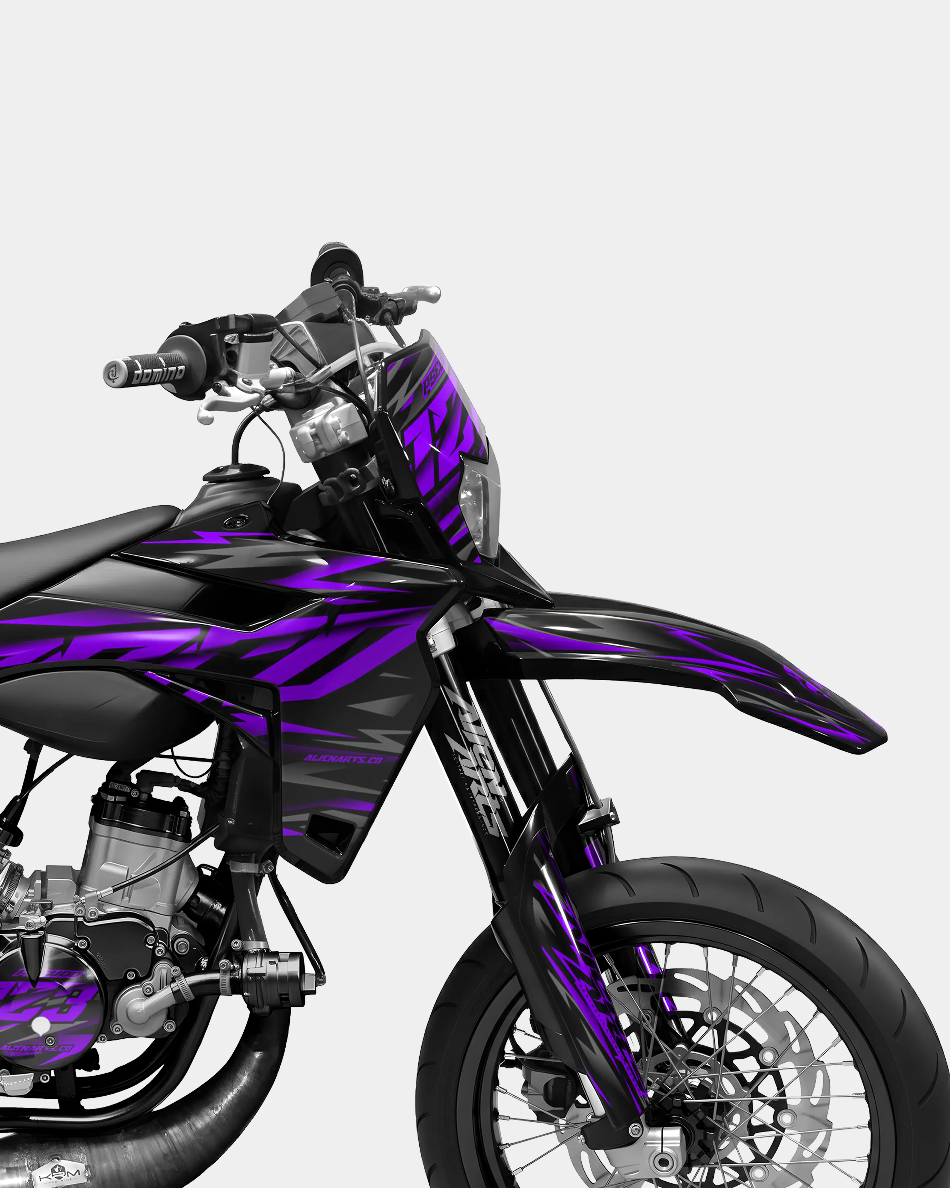 NOVUM- Kit deco SHERCO 50cc - Violet - Image 3