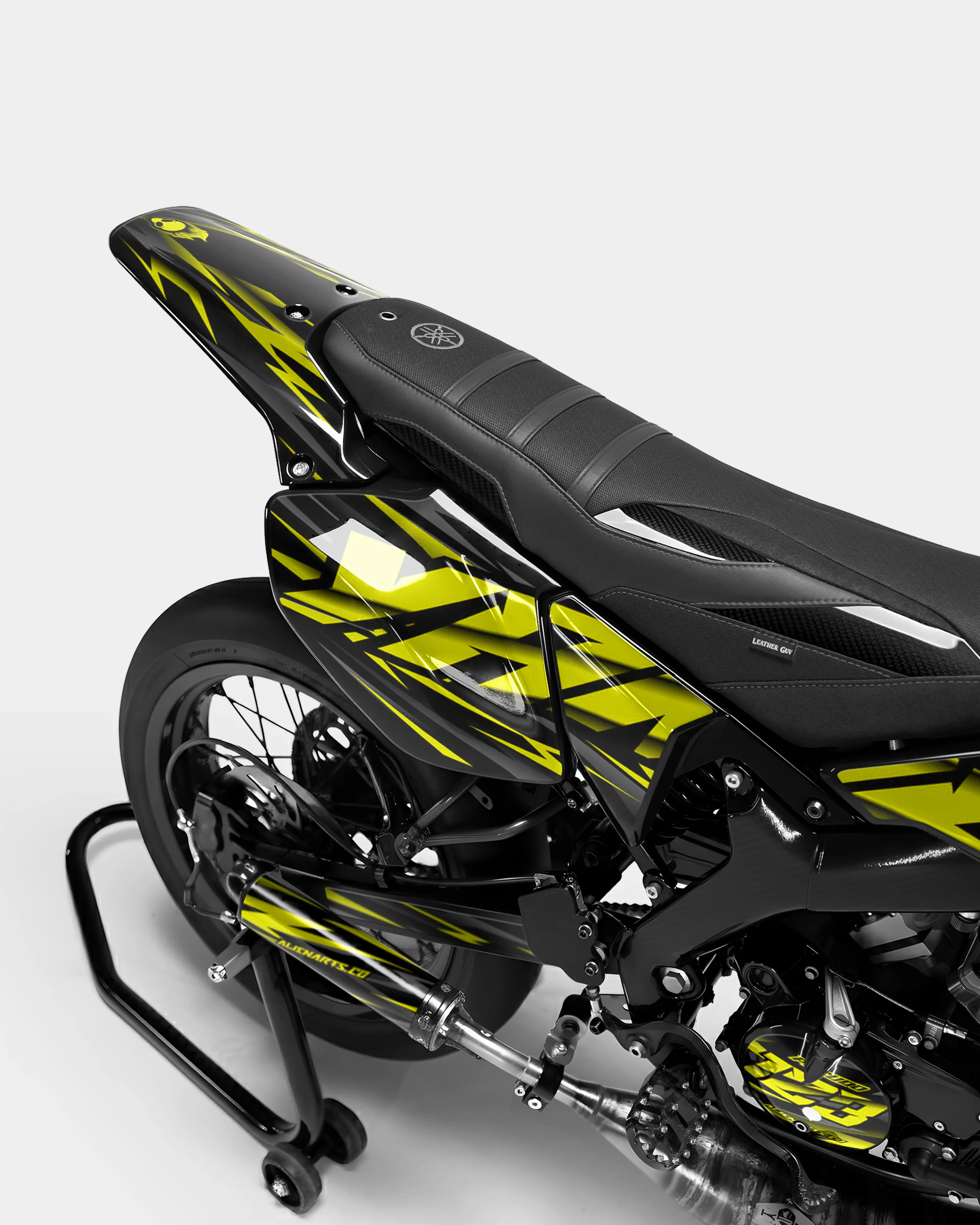 NOVUM - Kit deco YAMAHA DT 50cc - Jaune - Image 3