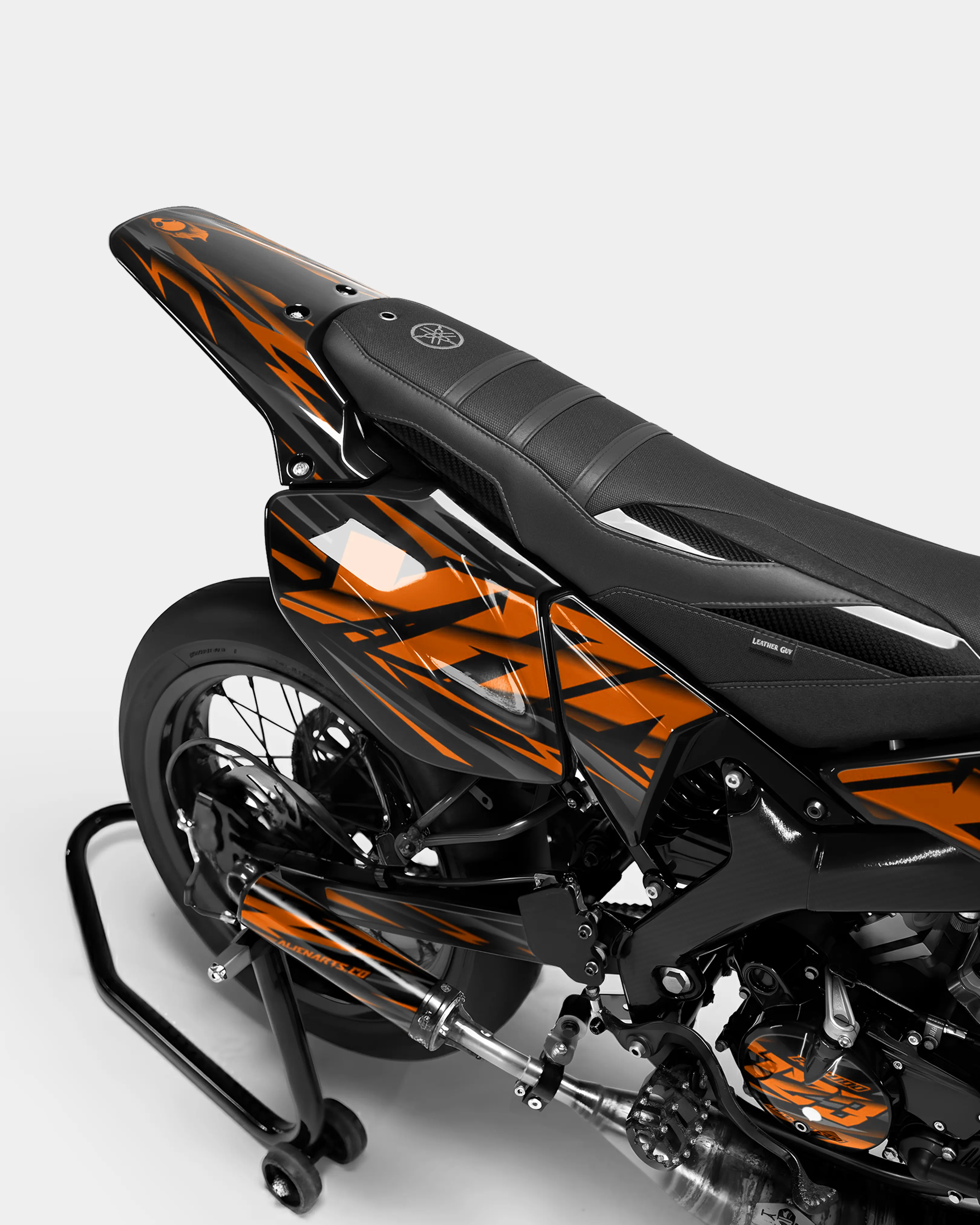NOVUM - Kit deco YAMAHA DT 50cc - Orange - Image 3