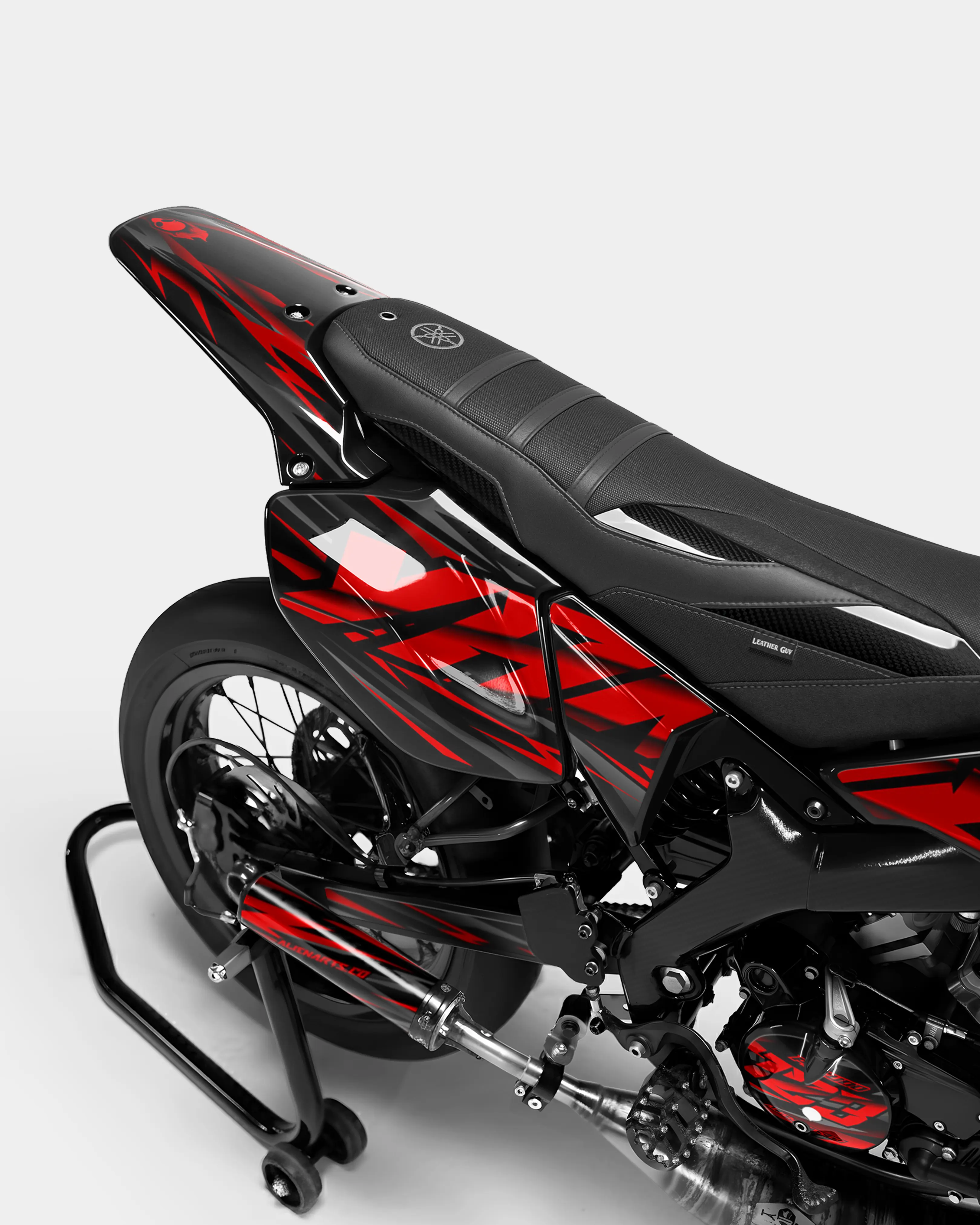 NOVUM - Kit deco YAMAHA DT 50cc - Rouge - Image 3