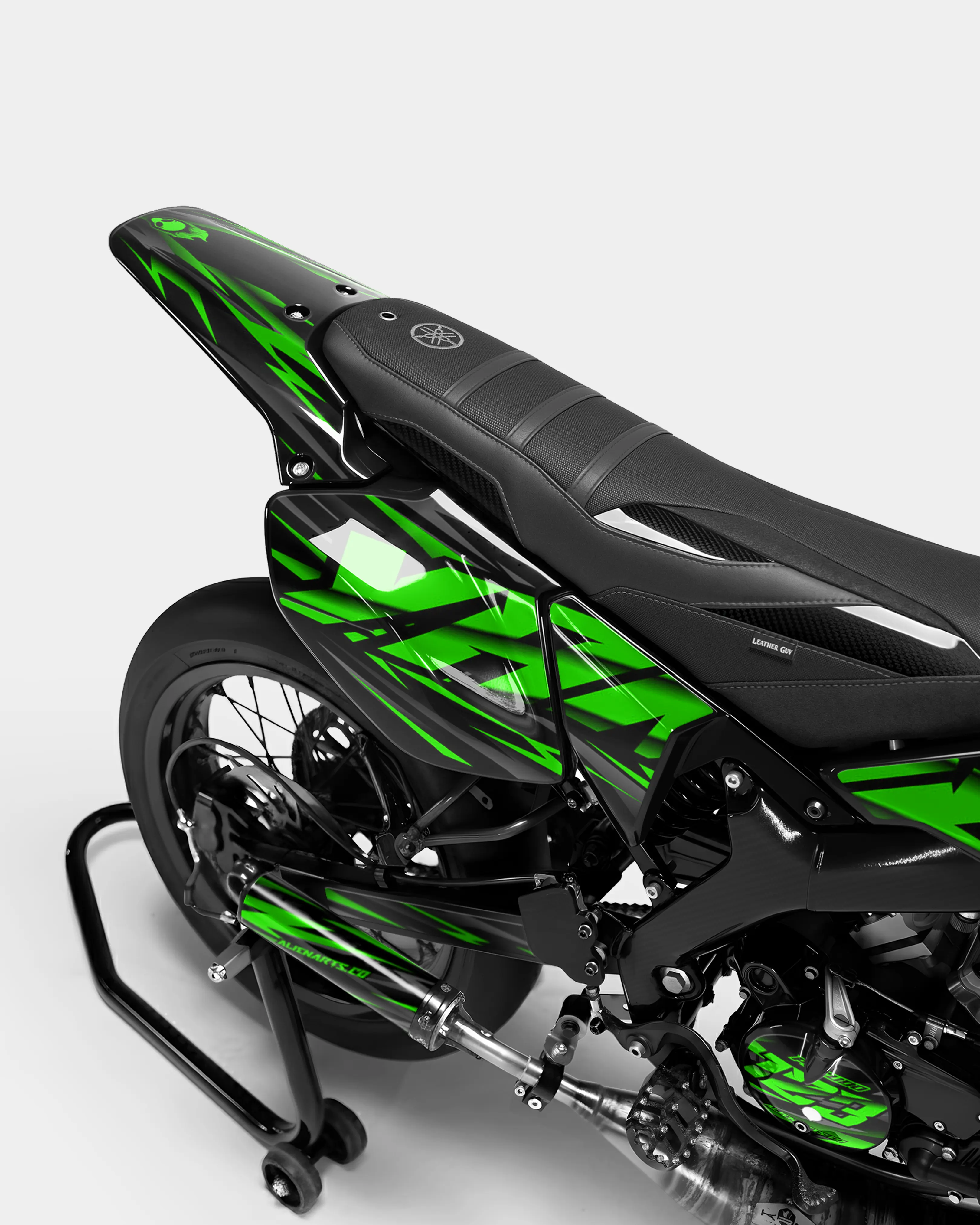 NOVUM - Kit deco YAMAHA DT 50cc - Vert - Image 3