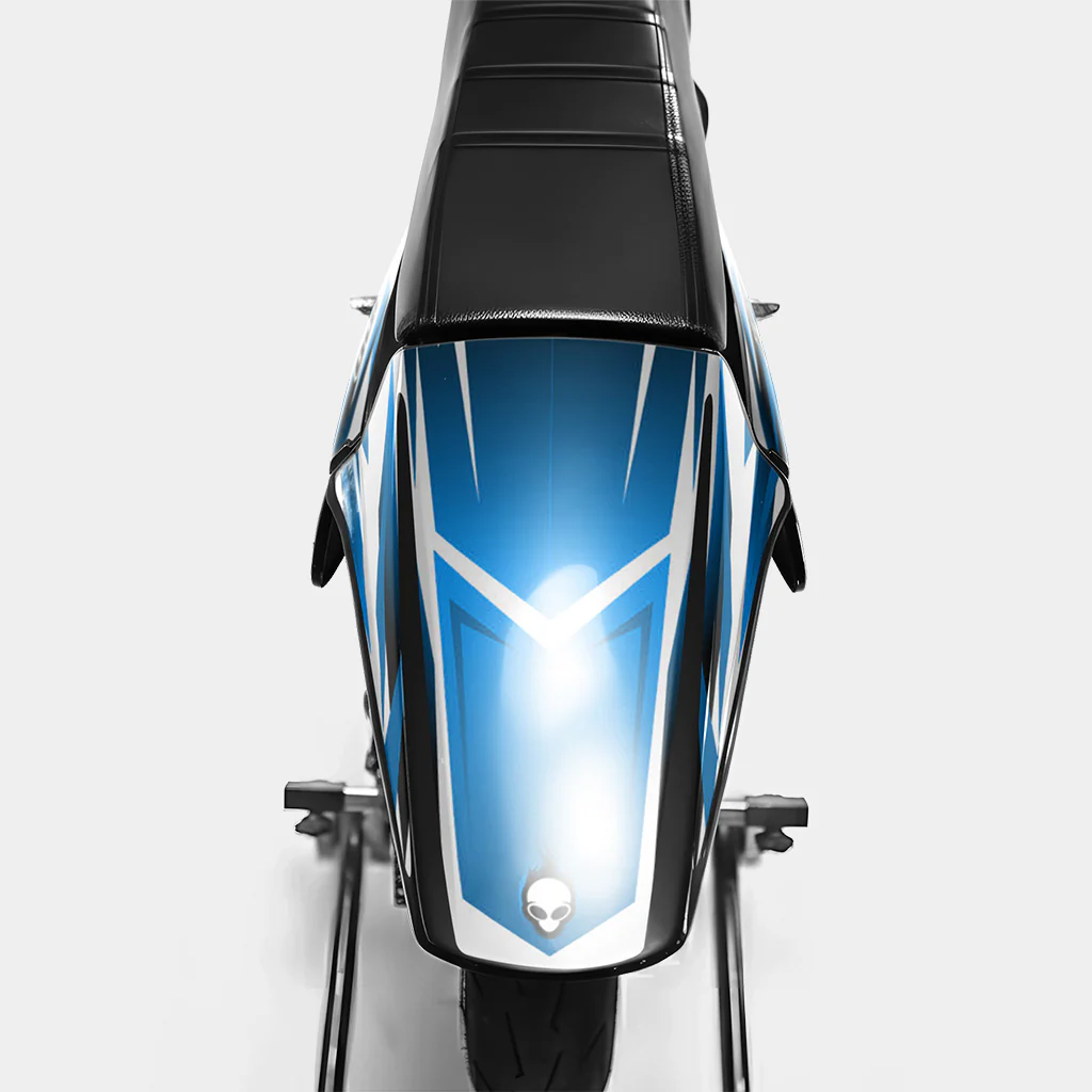 ONYX - Kit deco DERBI 50cc - Bleu - Image 3