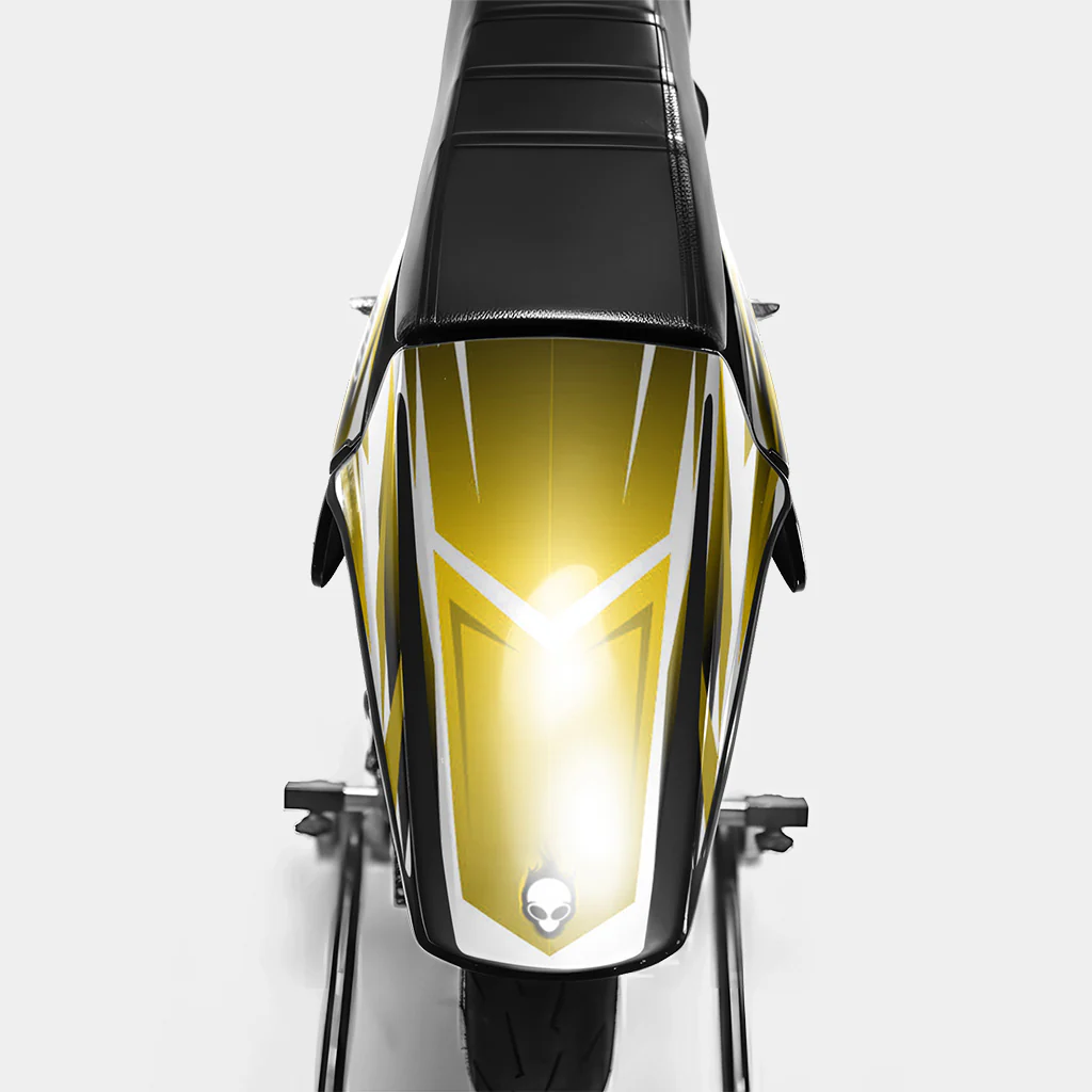 ONYX - Kit deco DERBI 50cc - Jaune Foncé - Image 3