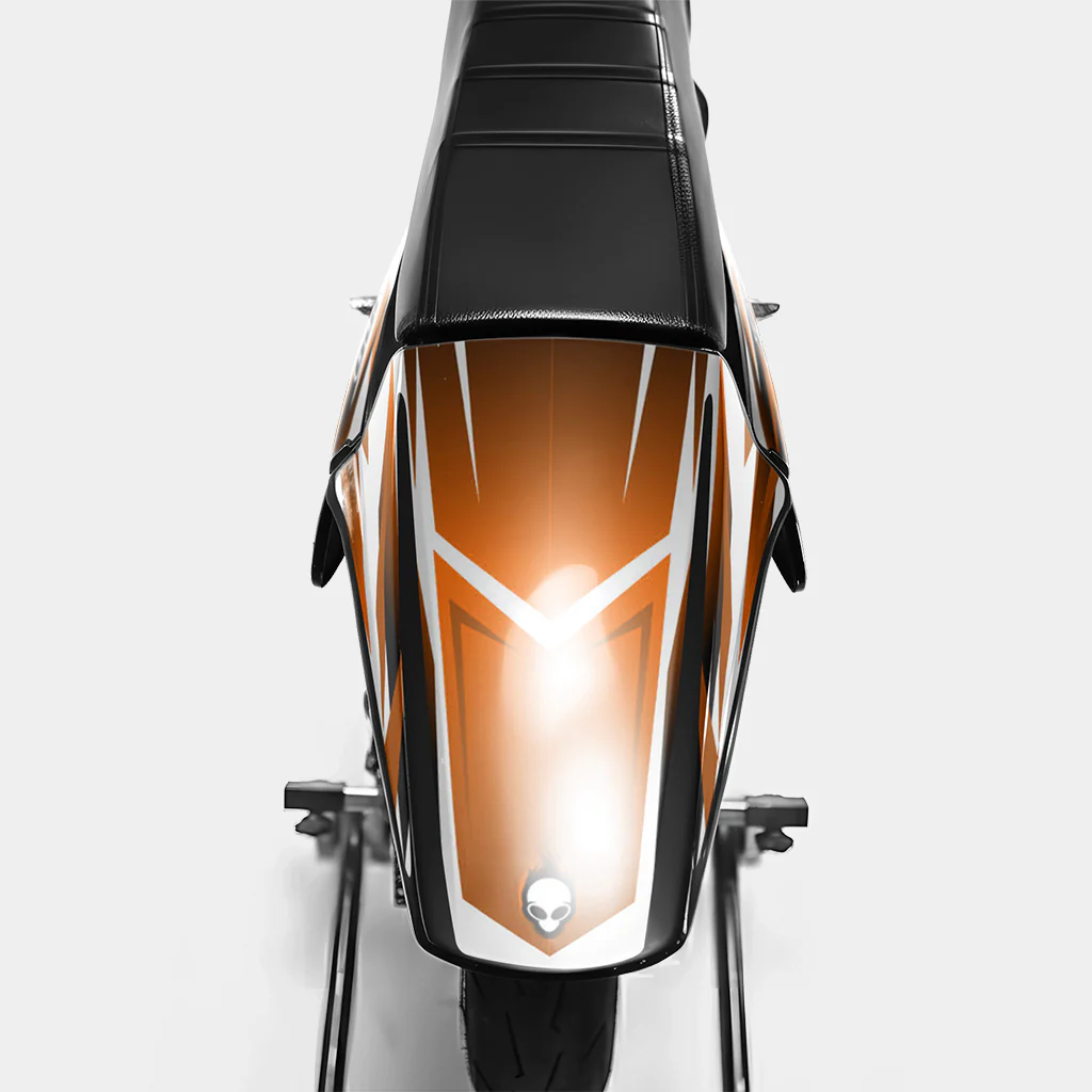 ONYX - Kit deco DERBI 50cc - Orange - Image 3