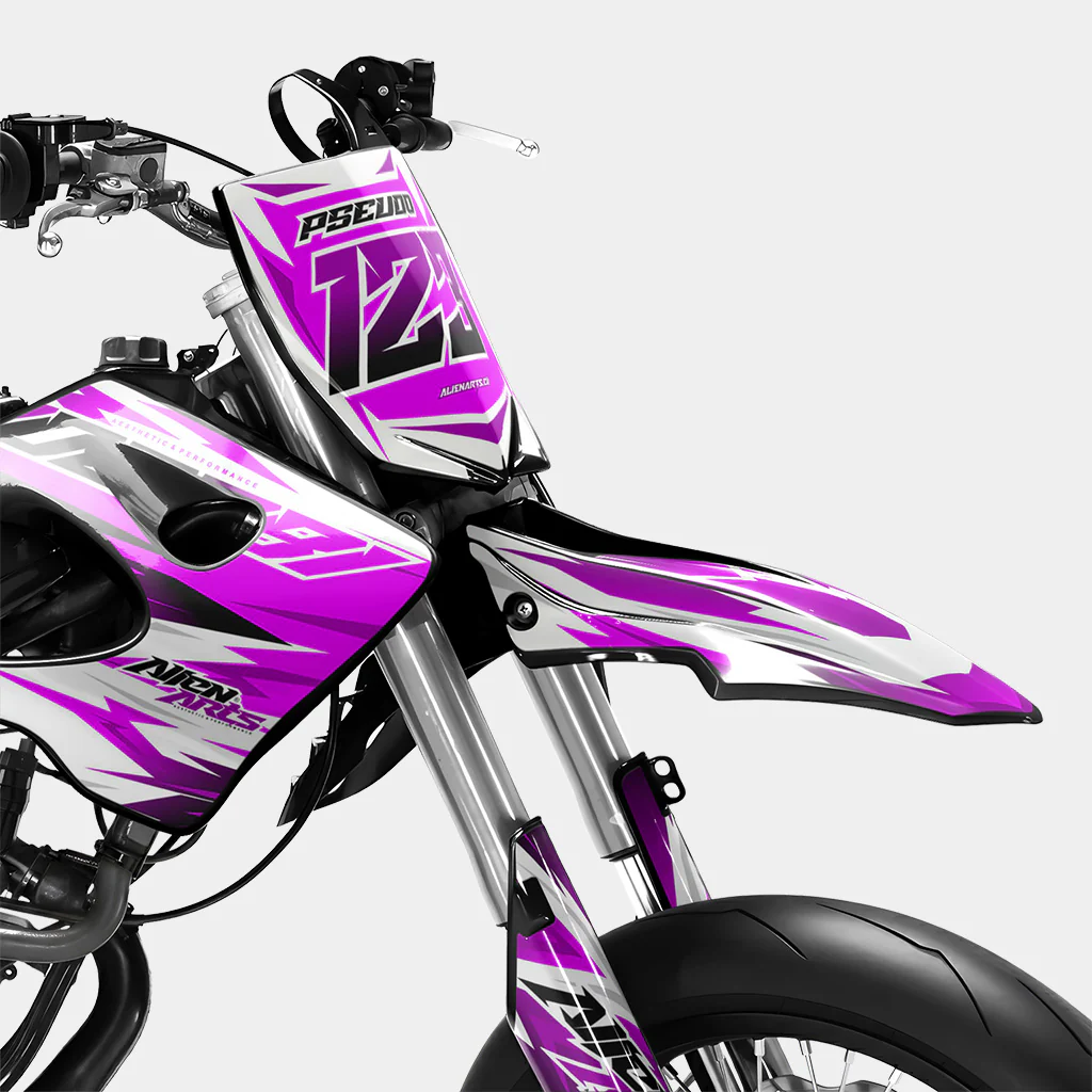ONYX - Kit deco DERBI 50cc - Rose - Image 2