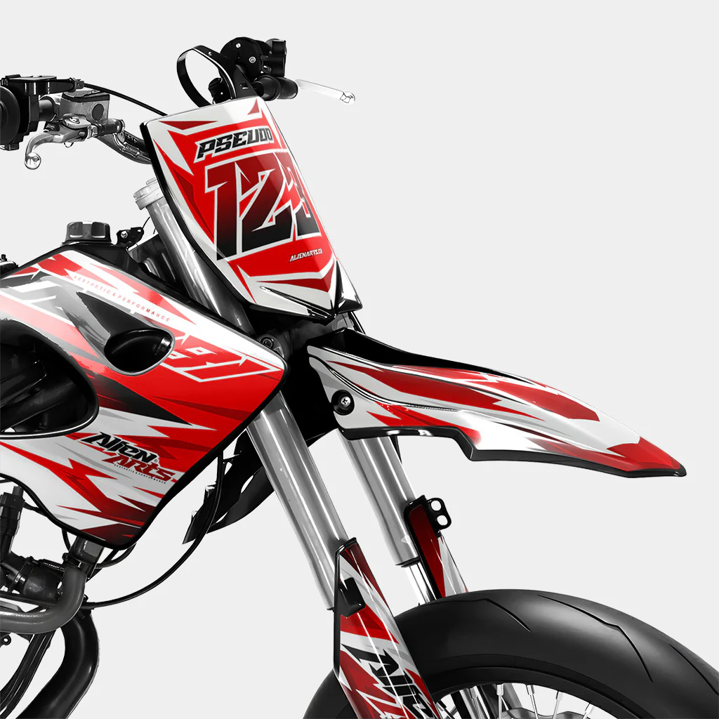 ONYX - Kit deco DERBI 50cc - Rouge - Image 2