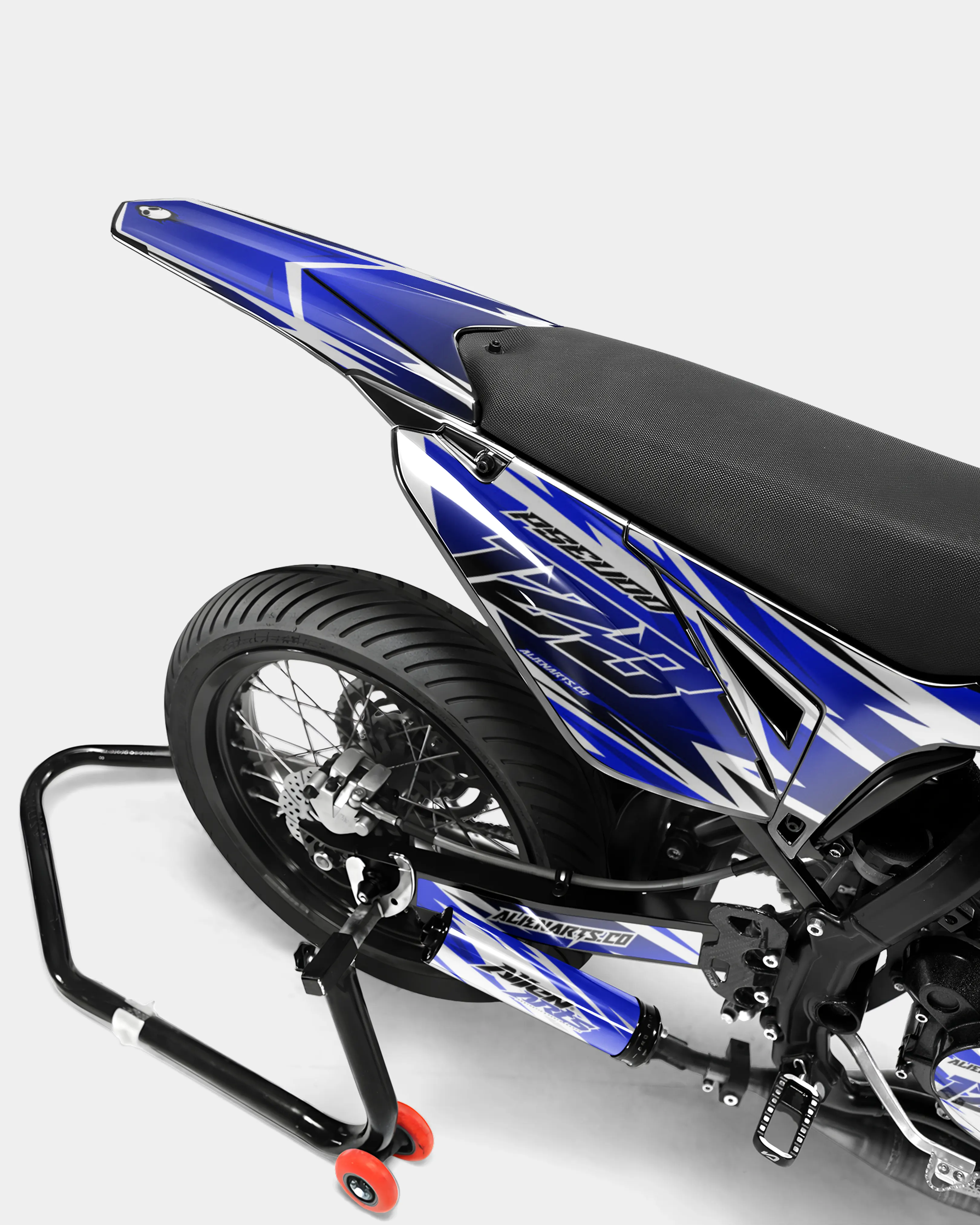 ONYX - Kit deco SHERCO 50cc - Bleu foncé - Image 4