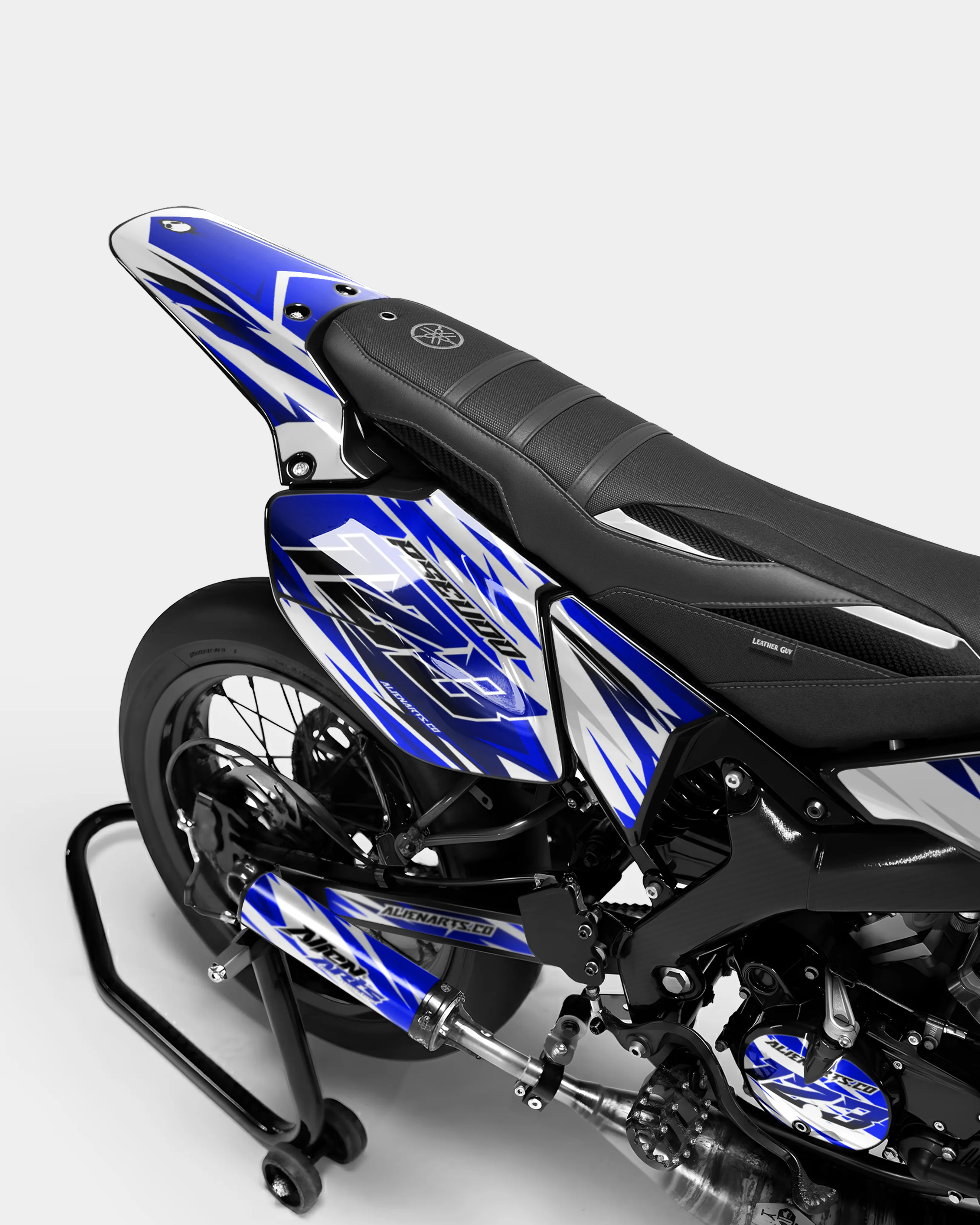 ONYX - Kit deco YAMAHA DT 50cc - Bleu foncé - Image 3