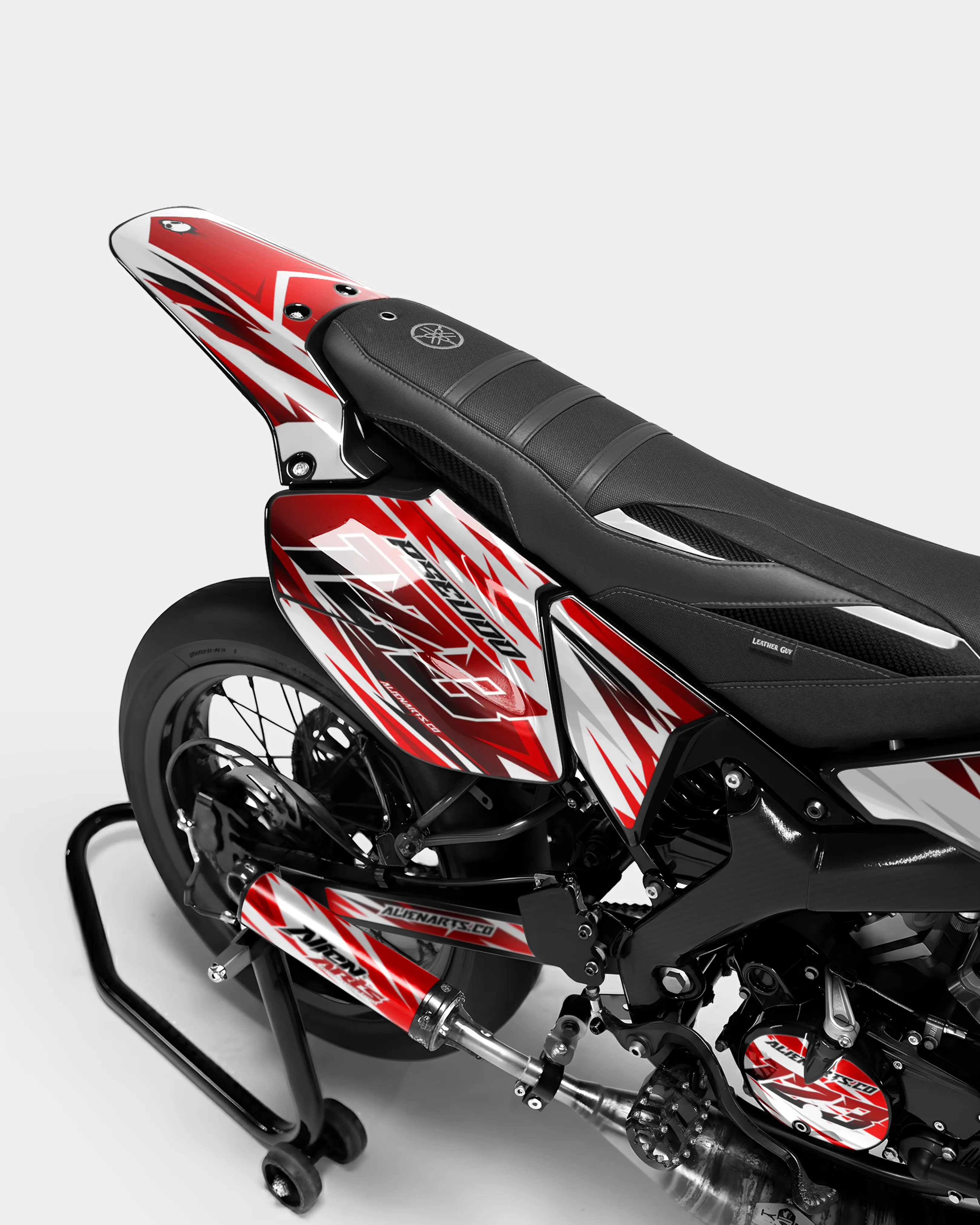 ONYX - Kit deco YAMAHA DT 50cc - Rouge - Image 3