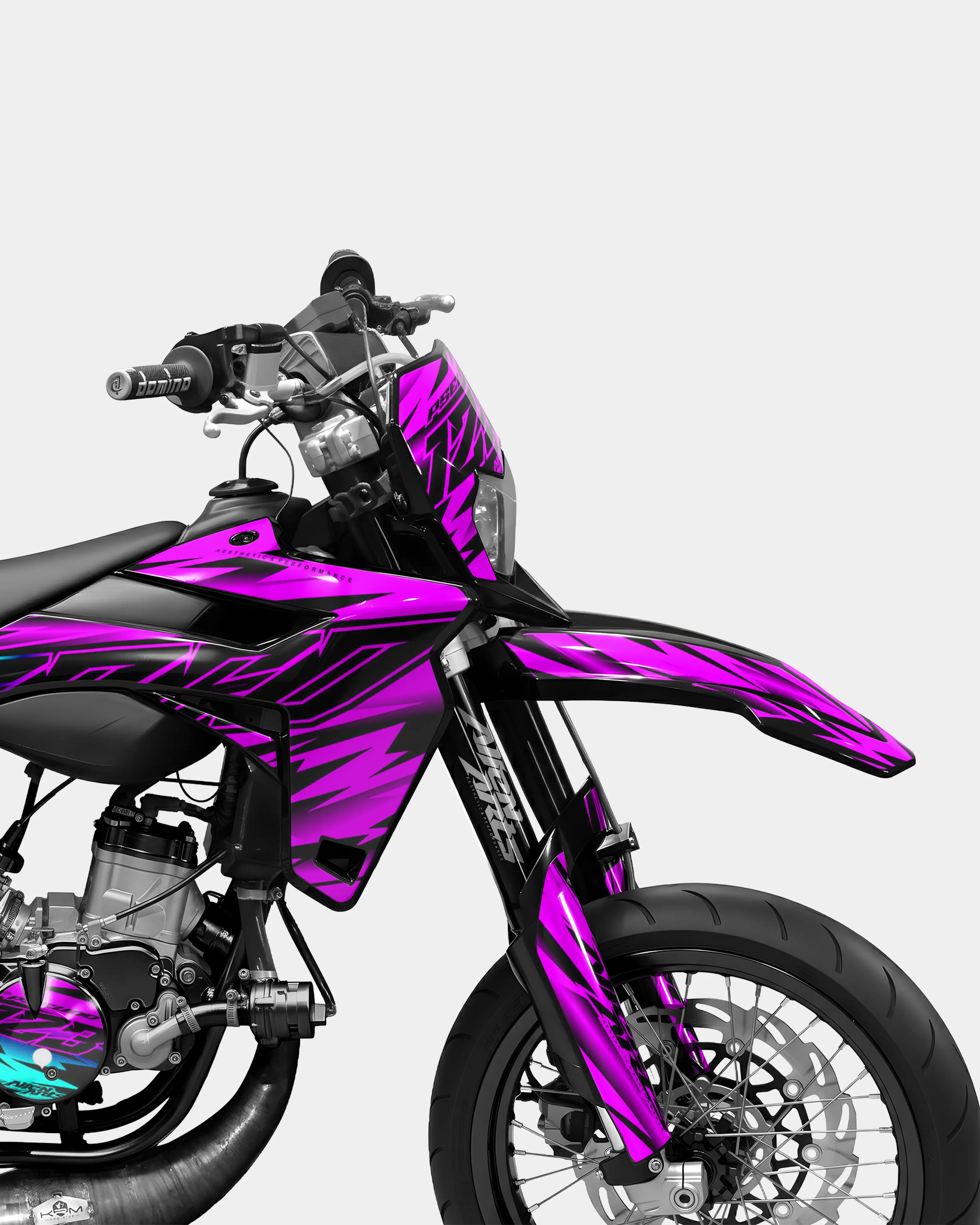 PAENO - Kit deco SHERCO 50cc - Rose Turquoise - Image 3