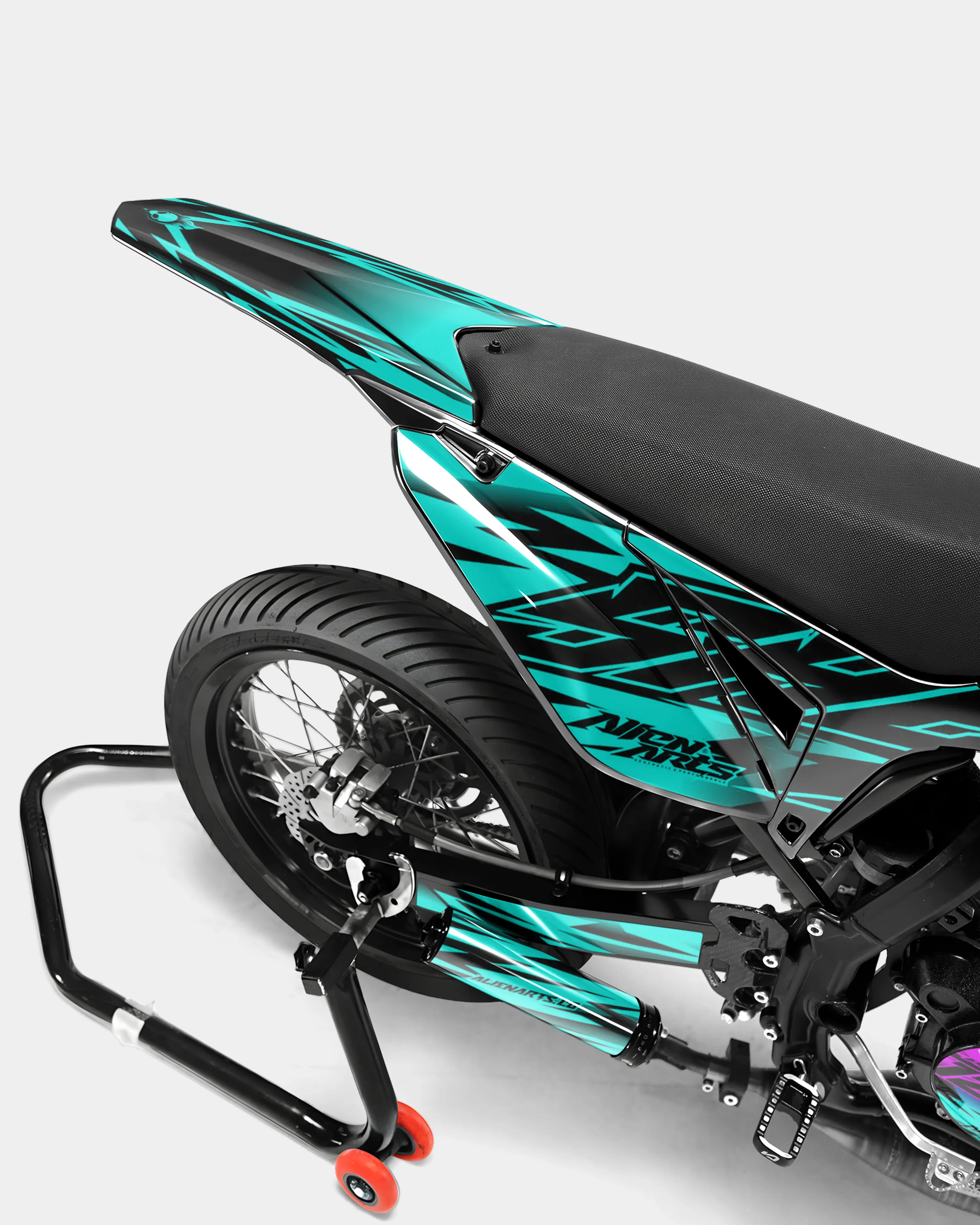 PAENO - Kit deco SHERCO 50cc - Rose Turquoise - Image 4