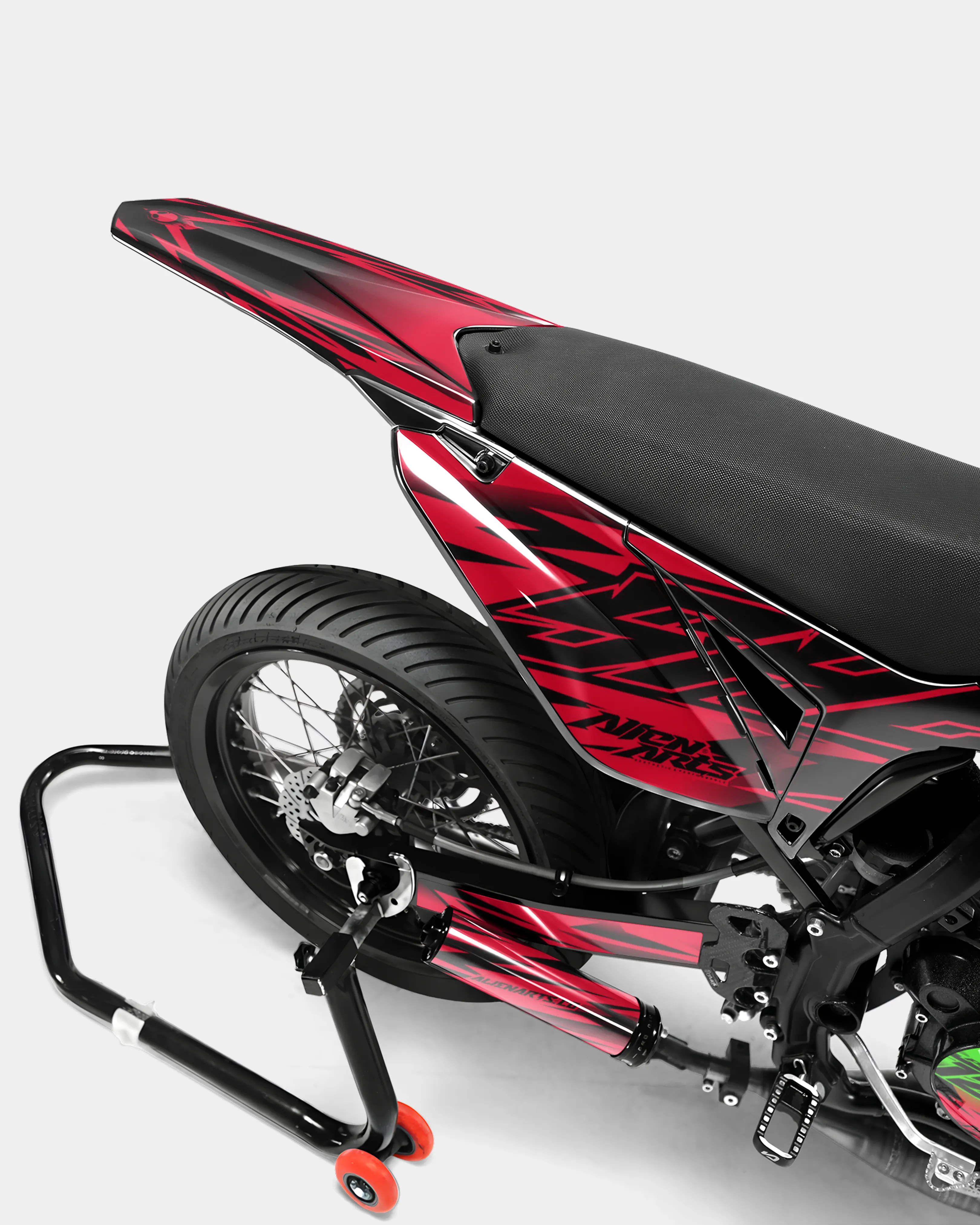 PAENO - Kit deco SHERCO 50cc - Vert Rouge - Image 4