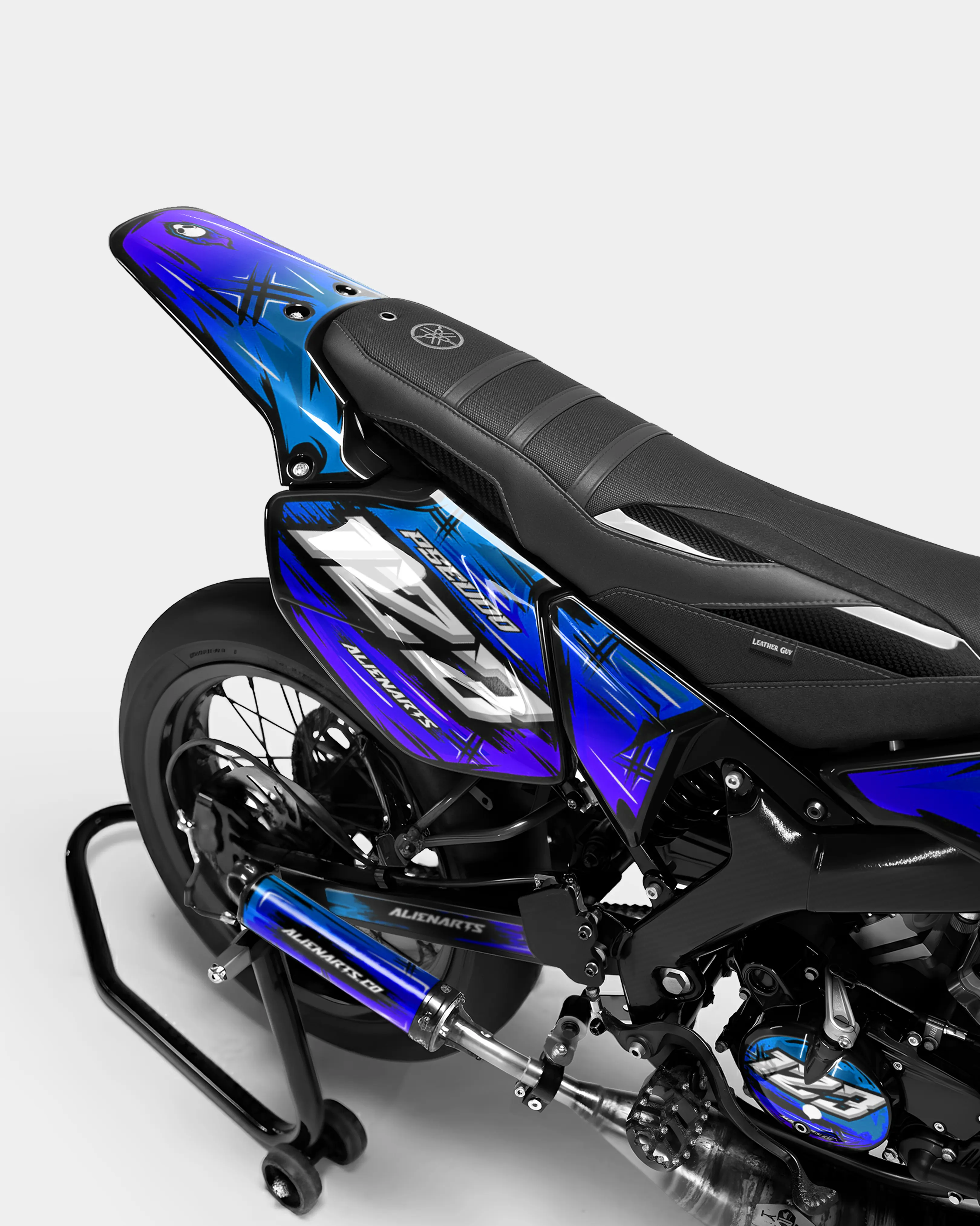 PAVO - Kit deco YAMAHA DT 50cc - Bleu - Image 3