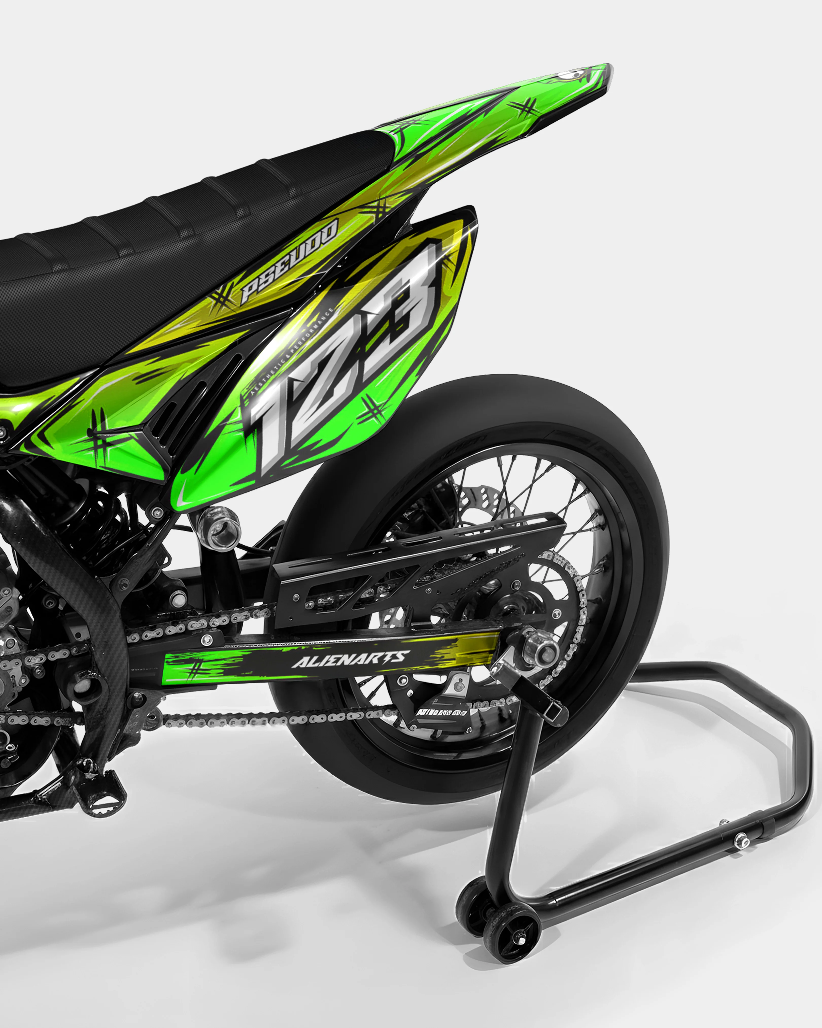 PAVO - Kit deco BETA 50cc - Jaune Vert - Image 3