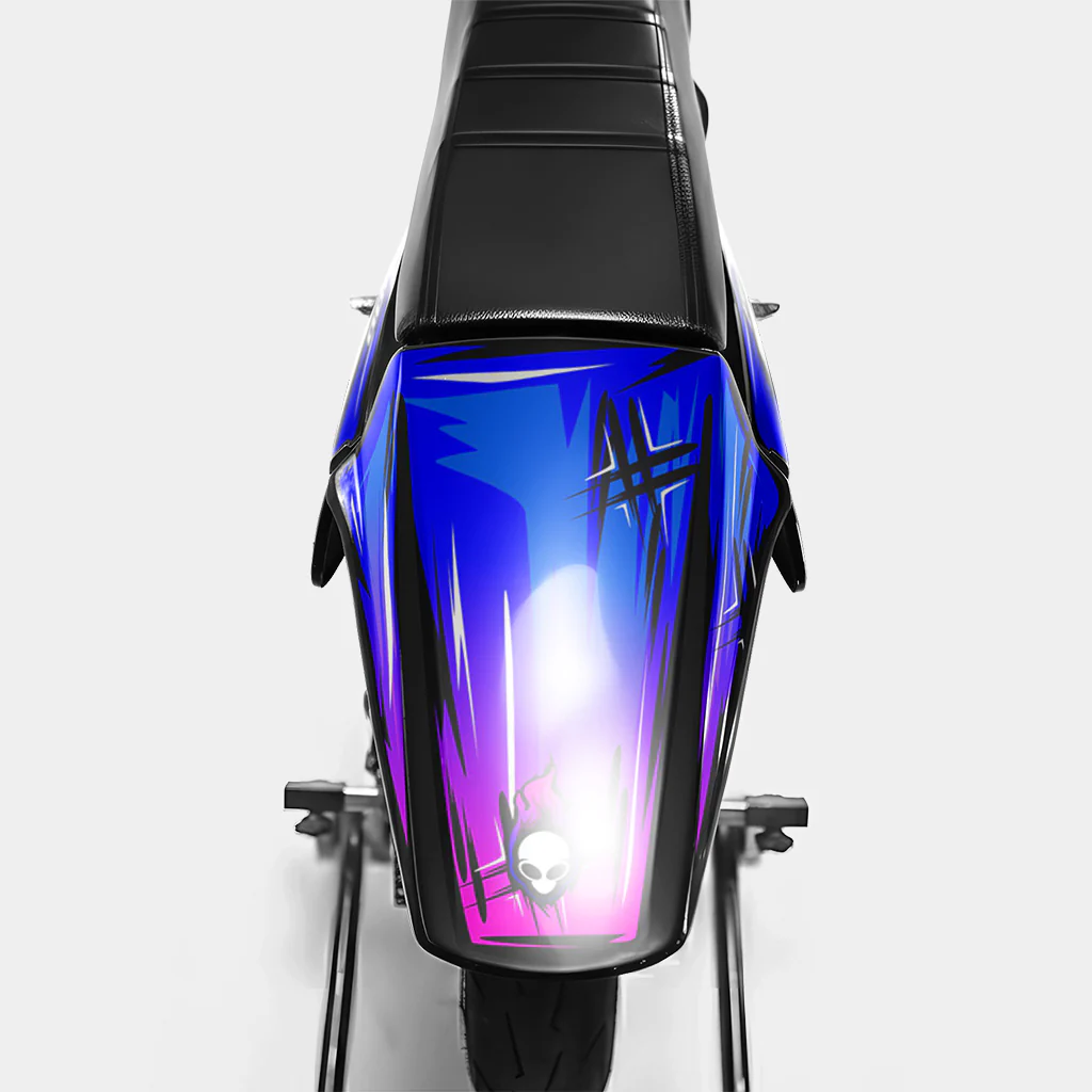 PAVO - Kit deco DERBI 50cc - Bleu Rose - Image 3