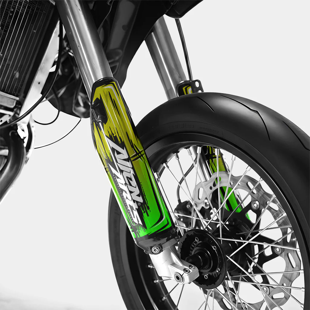PAVO - Kit deco DERBI 50cc -  Jaune Vert - Image 4
