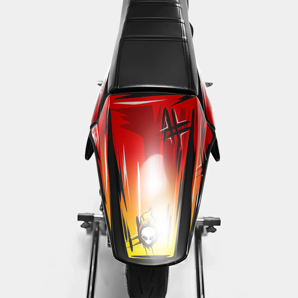 PAVO - Kit deco DERBI 50cc - Rouge Jaune - Image 3