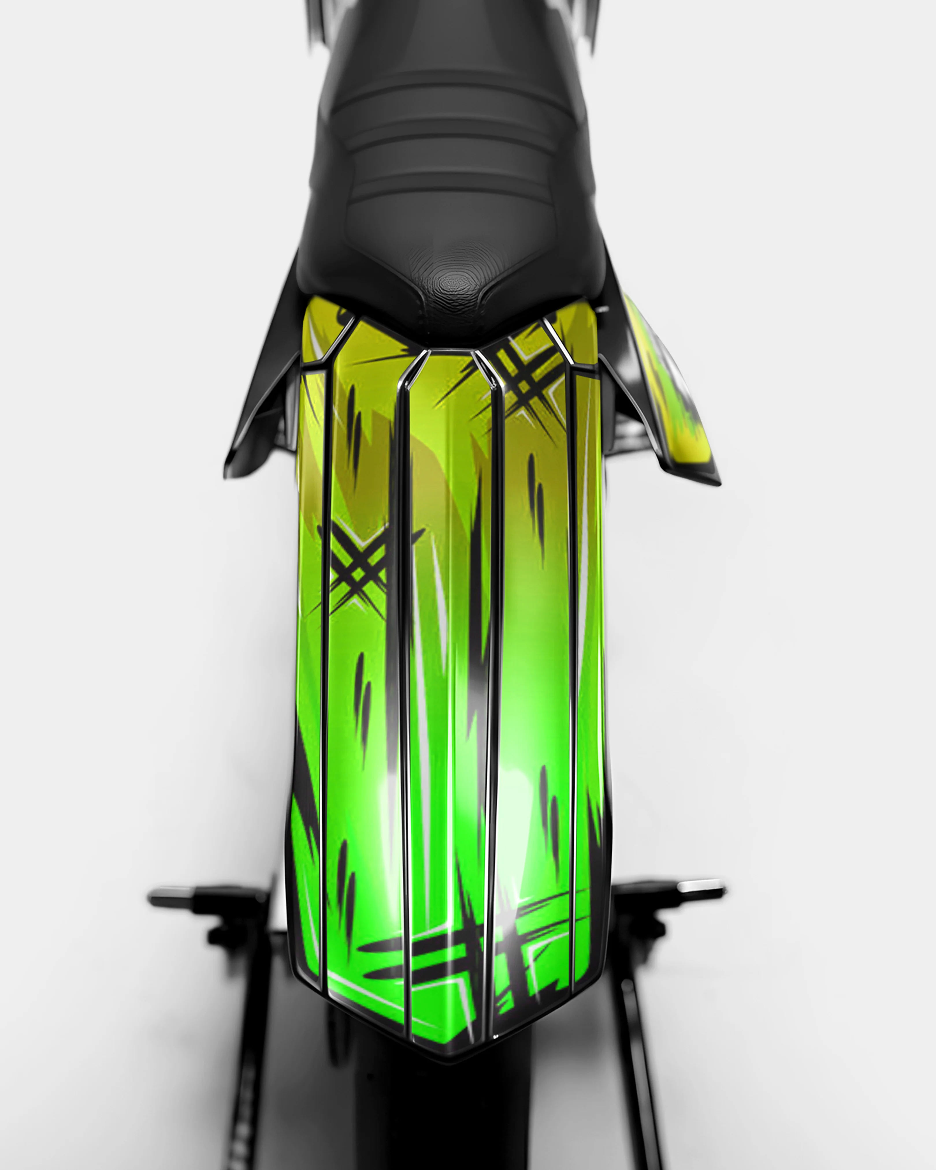 PAVO - Kit deco RIEJU 50cc - Jaune Vert - Image 3