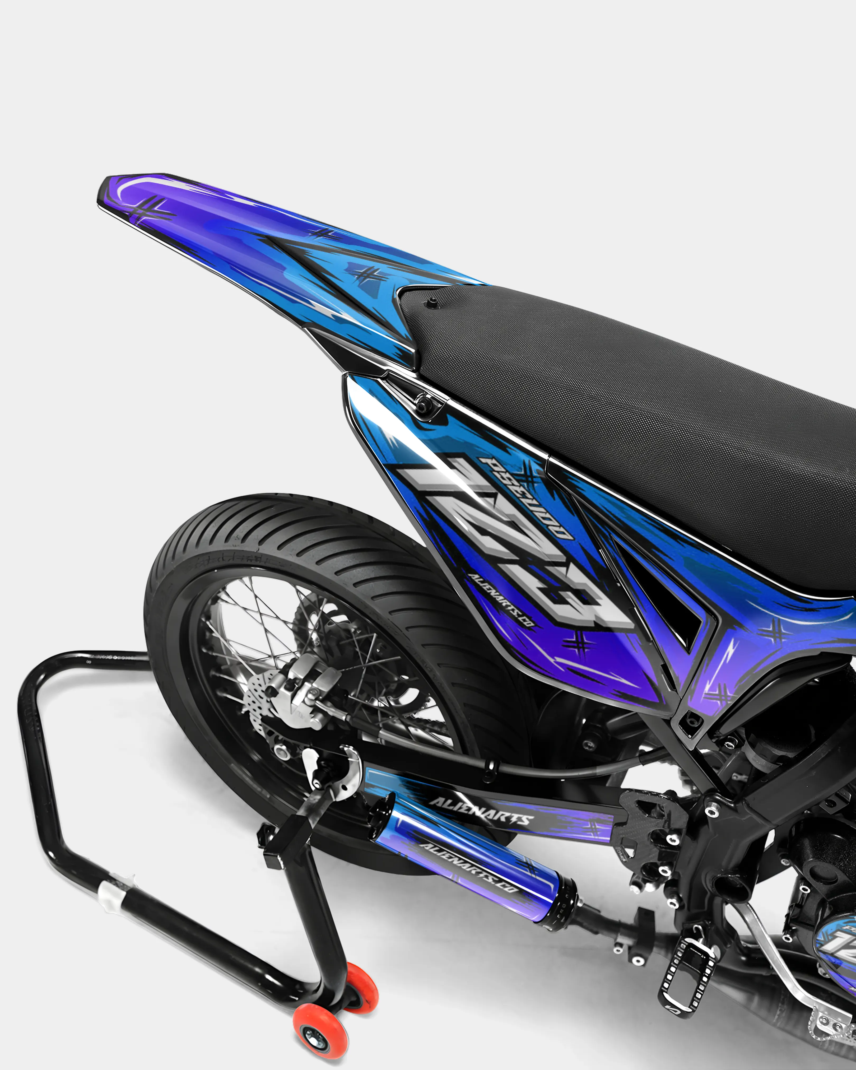 PAVO - Kit deco SHERCO 50cc - Bleu - Image 4