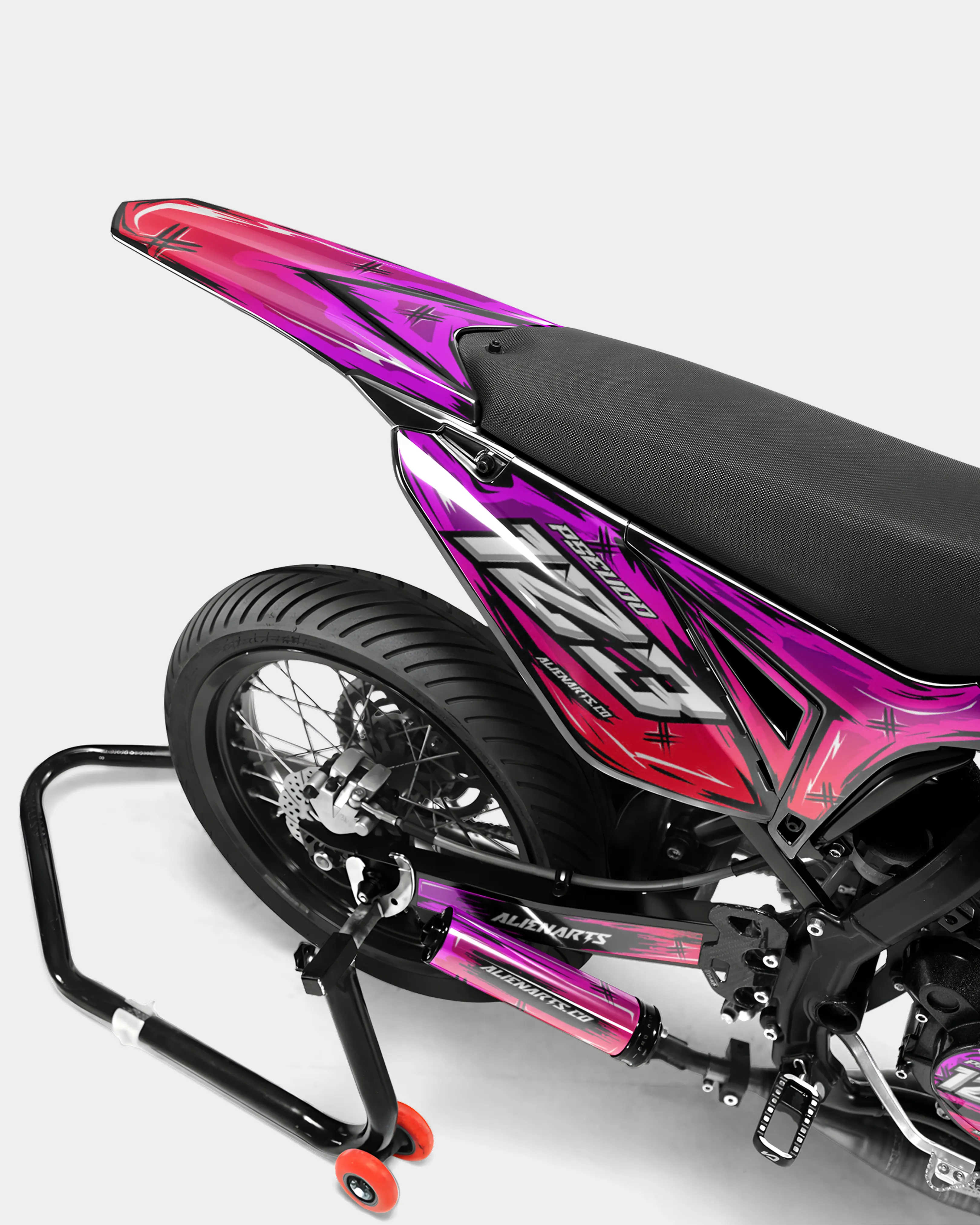 PAVO - Kit deco SHERCO 50cc - Rose - Image 4