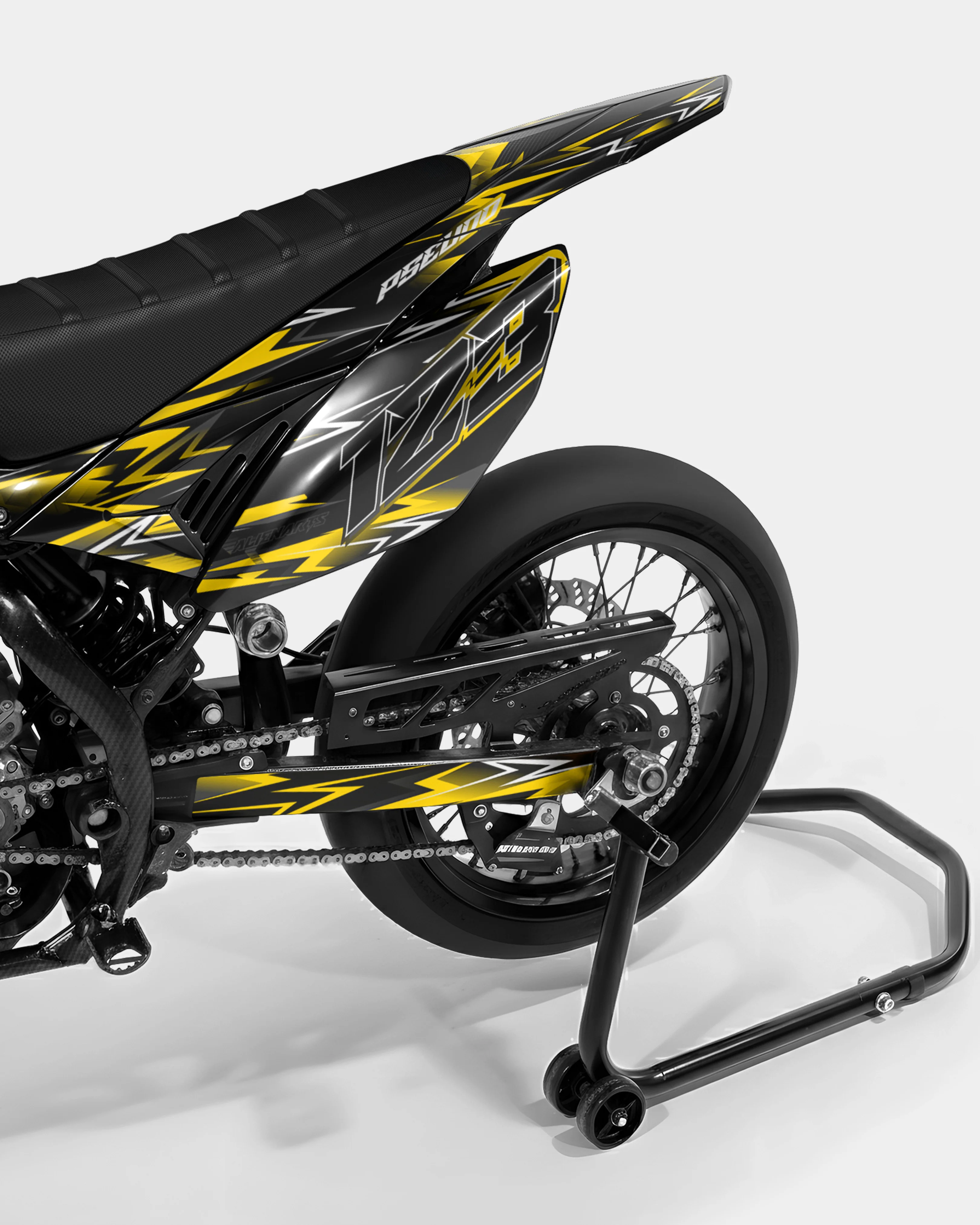 PIQUE - Kit deco BETA 50cc - Jaune Foncé - Image 3