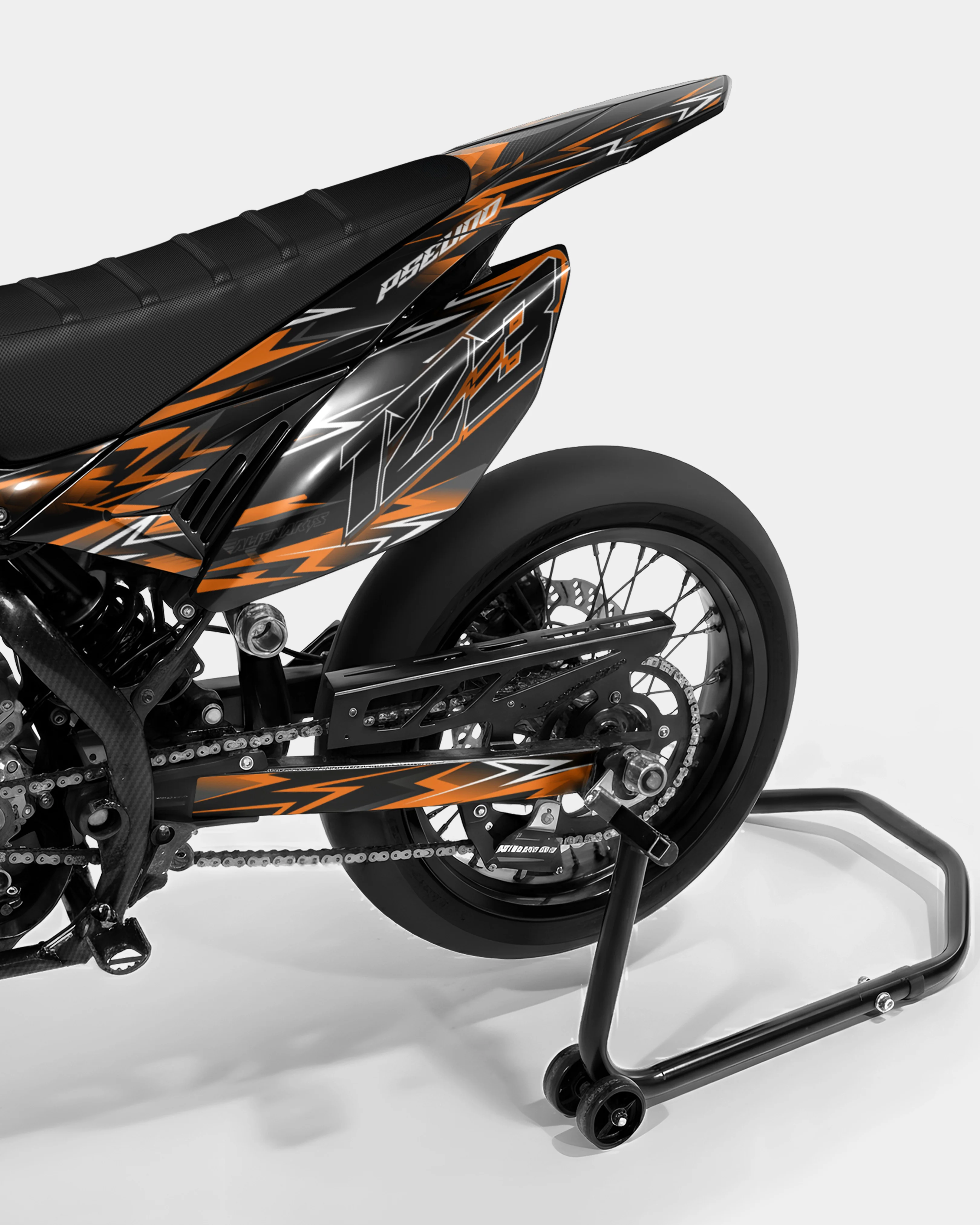 PIQUE - Kit deco BETA 50cc - Orange - Image 3