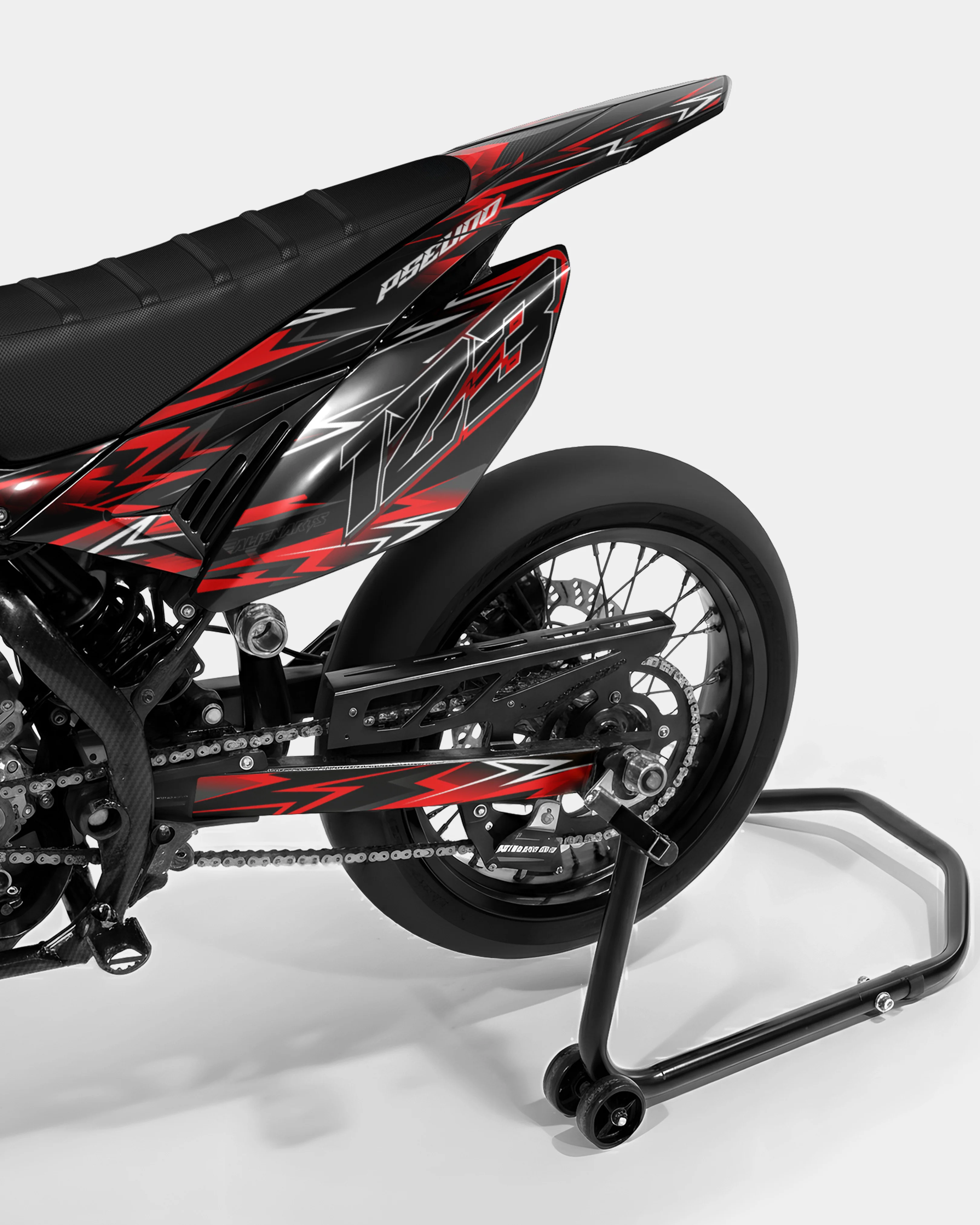 PIQUE - Kit deco BETA 50cc - Rouge - Image 3