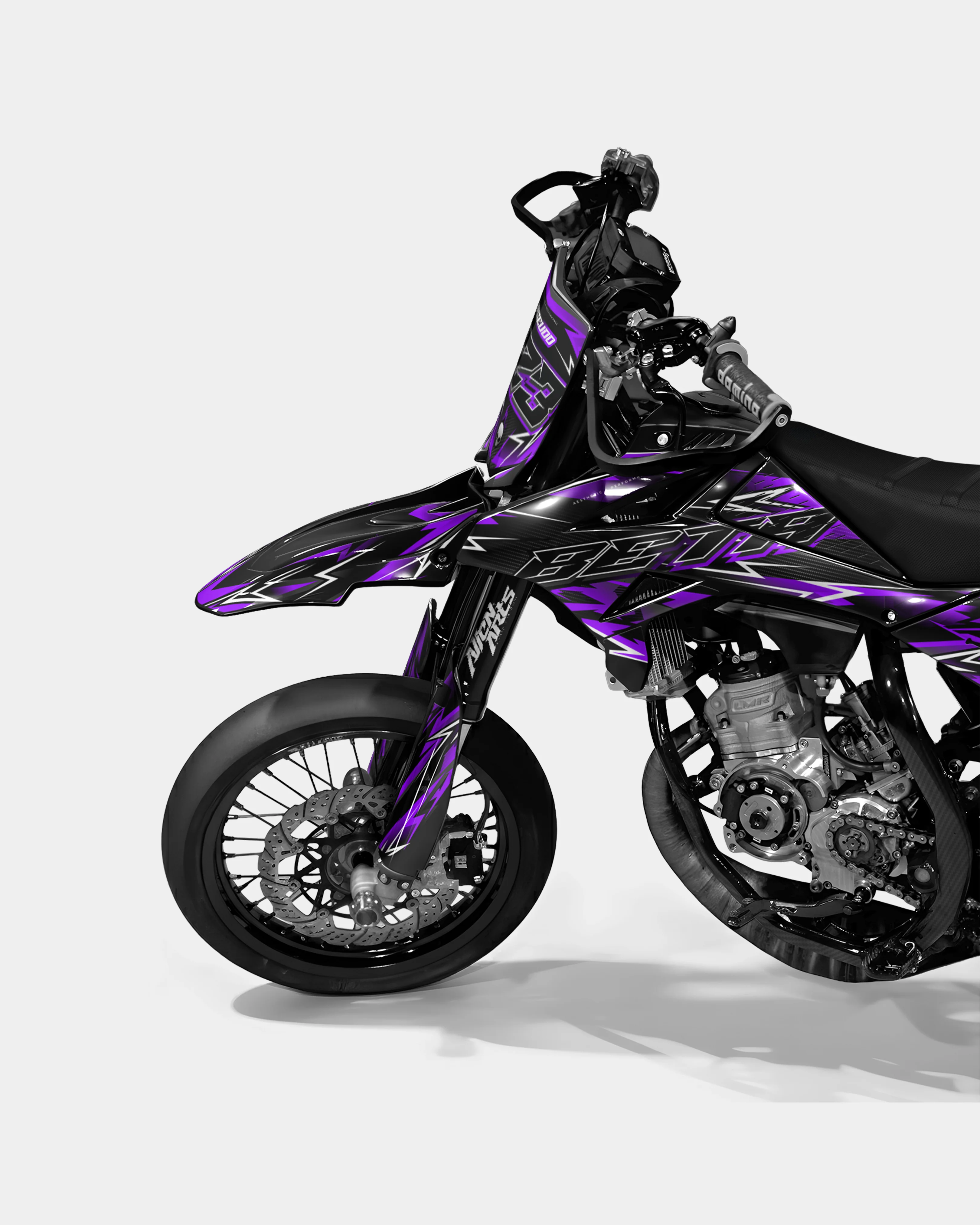 PIQUE - Kit deco BETA 50cc - Violet - Image 2