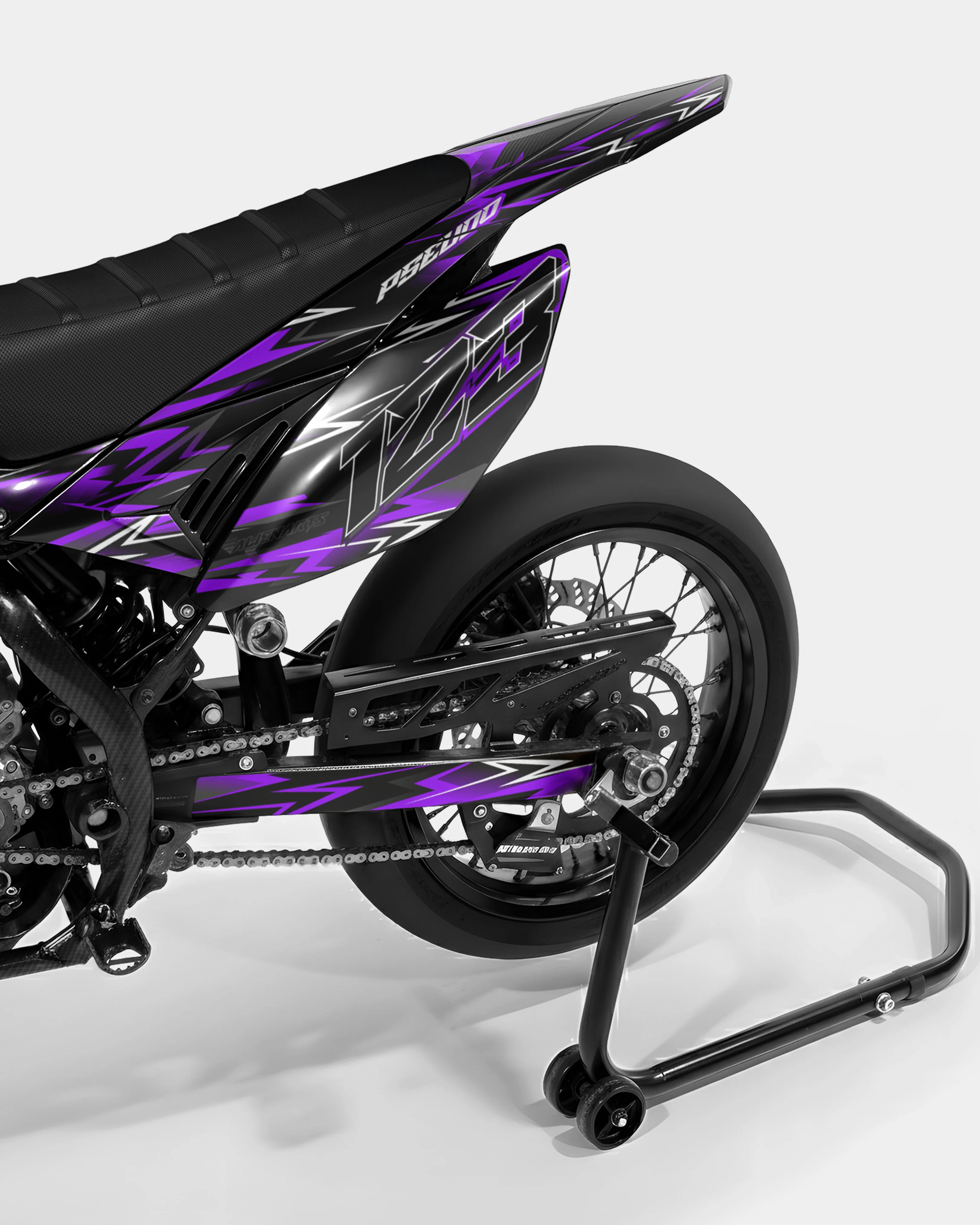 PIQUE - Kit deco BETA 50cc - Violet - Image 3