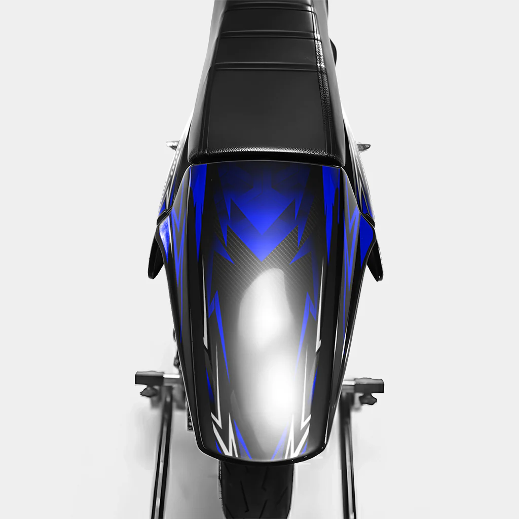 PIQUE - Kit deco DERBI 50cc -  Bleu Foncé - Image 3