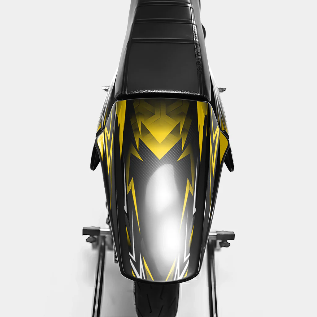 PIQUE - Kit deco DERBI 50cc -  Jaune Foncé - Image 3