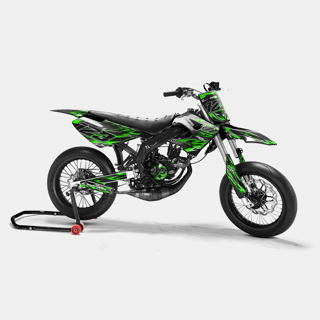 PIQUE - Kit deco DERBI 50cc - Vert
