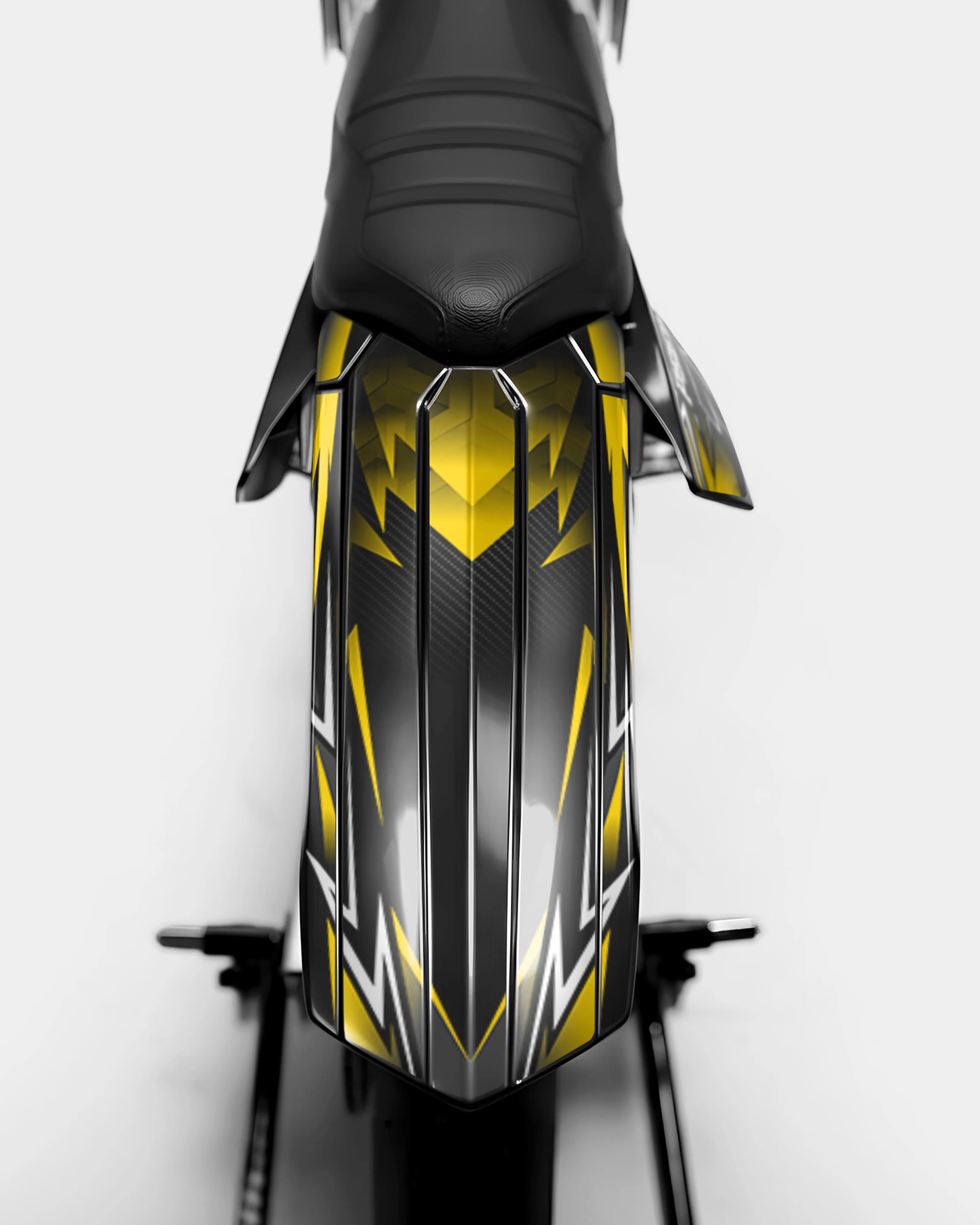 PIQUE - Kit deco RIEJU 50cc - Jaune Foncé - Image 3