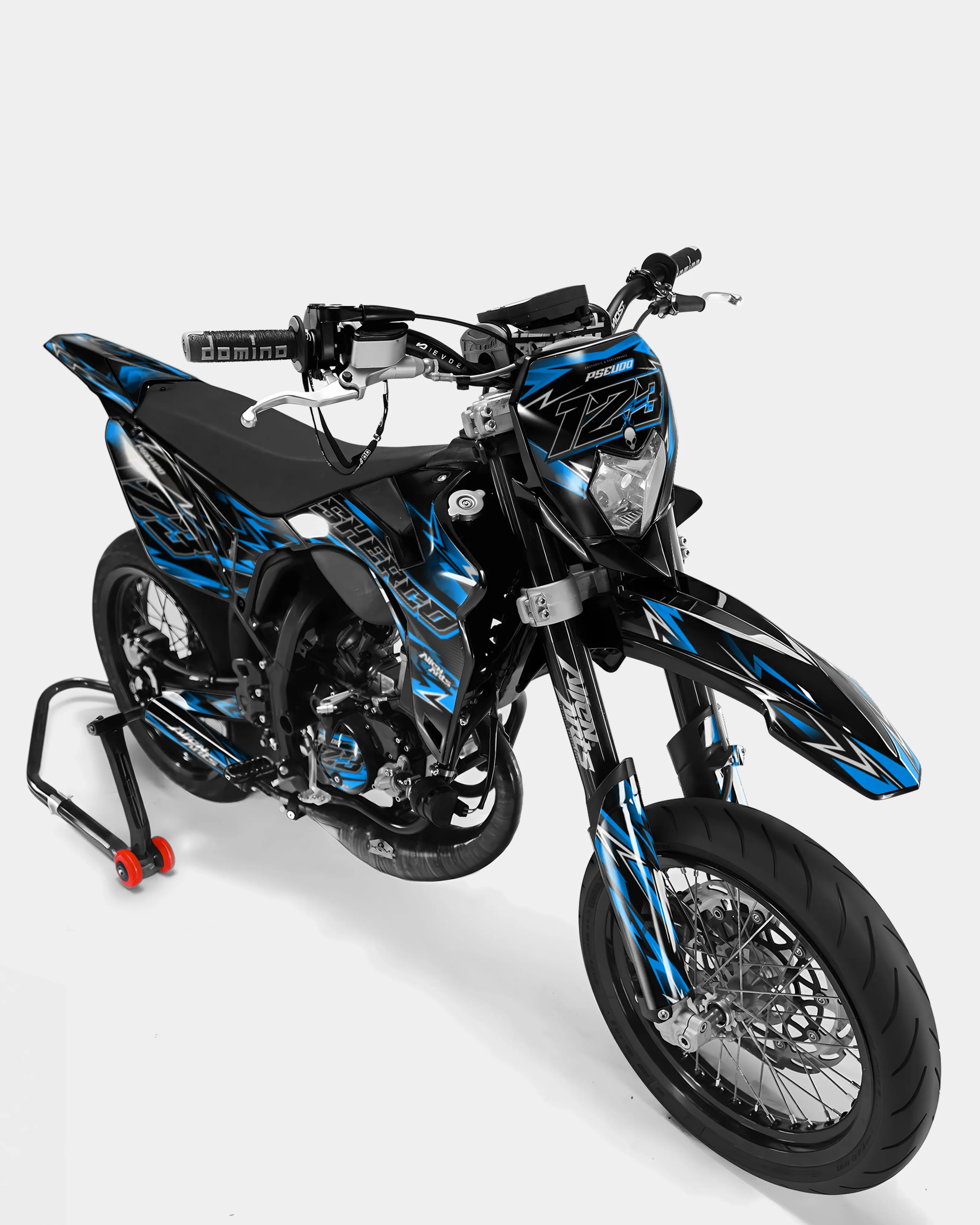 PIQUE - Kit deco SHERCO 50cc - Bleu - Image 2