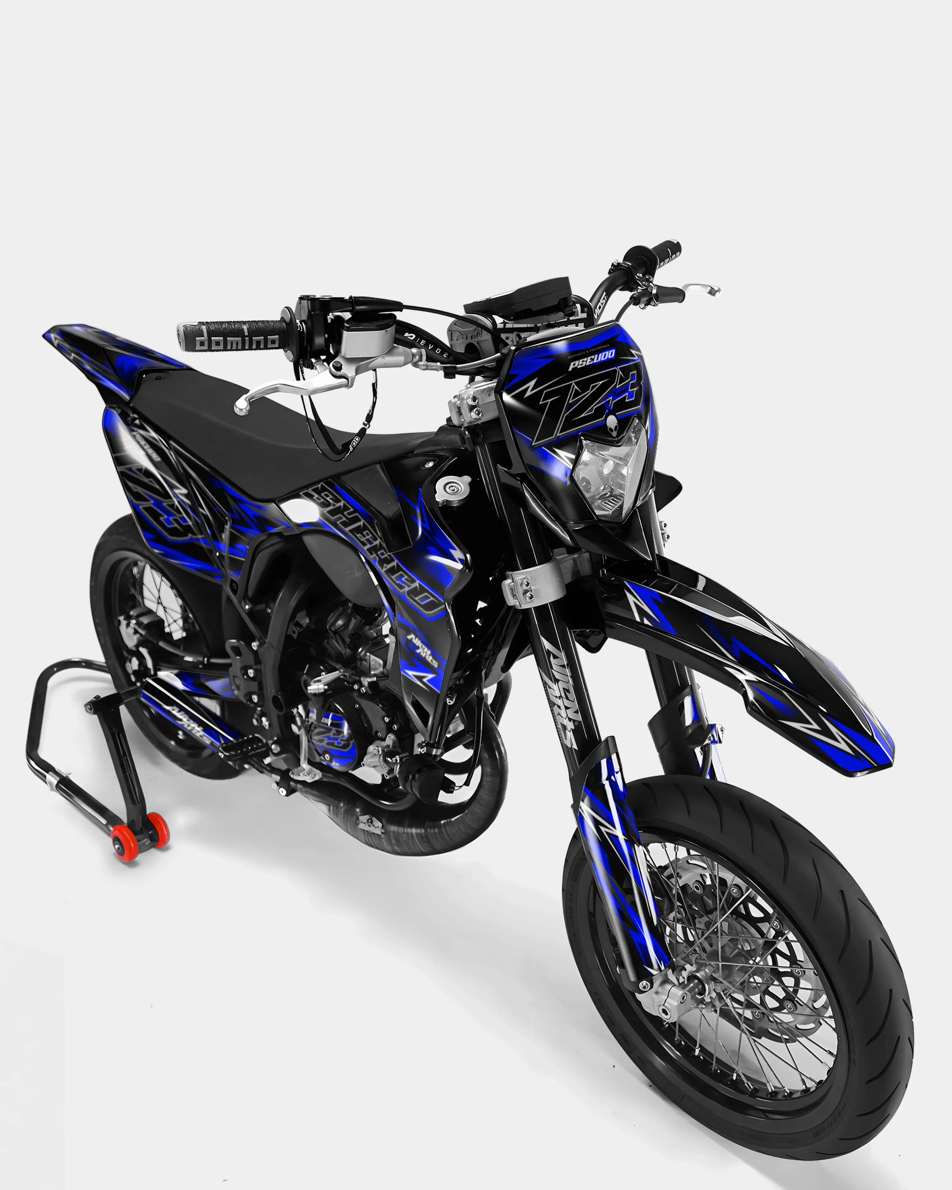 PIQUE - Kit deco SHERCO 50cc - Bleu foncé - Image 2