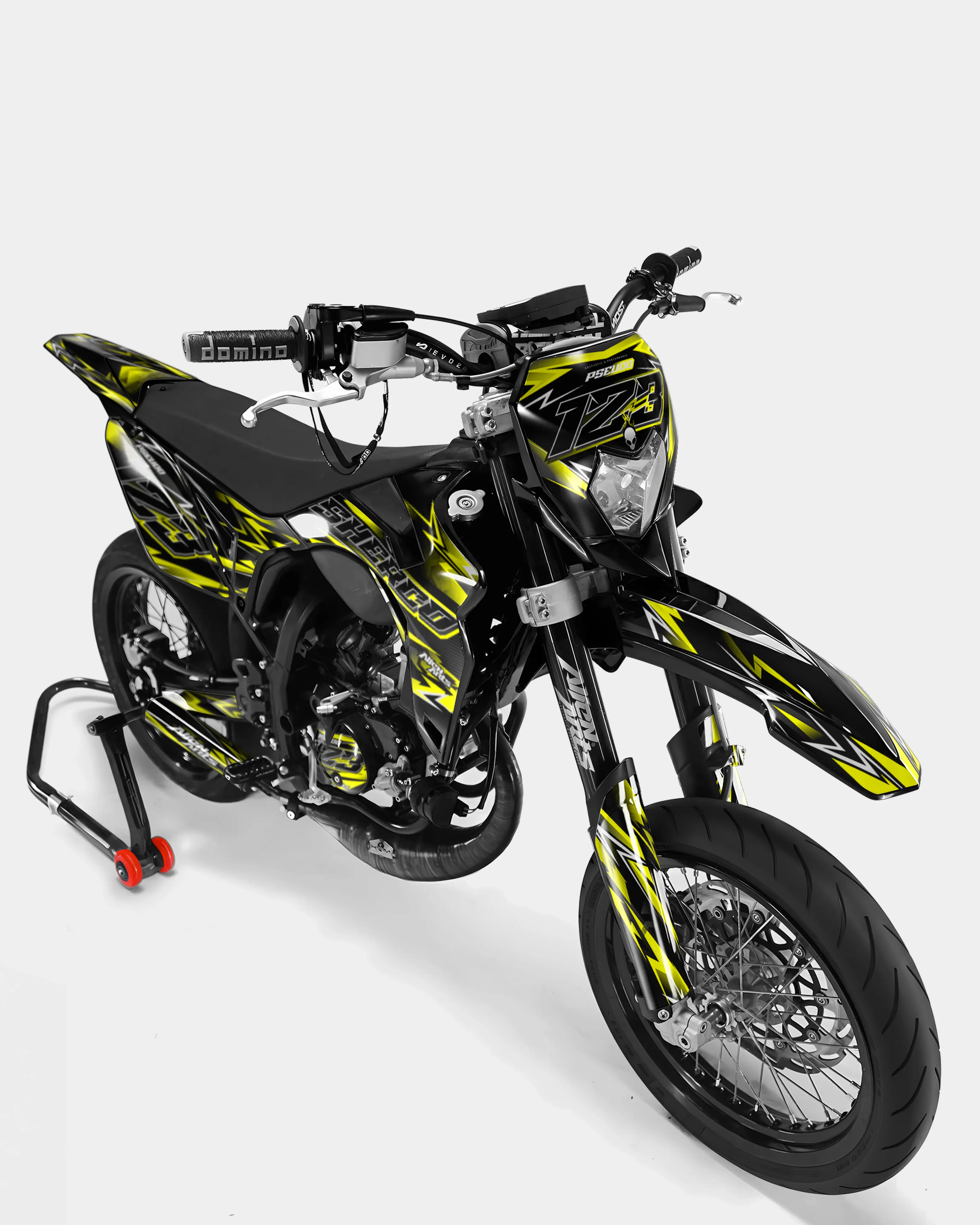 PIQUE - Kit deco SHERCO 50cc - Jaune - Image 2