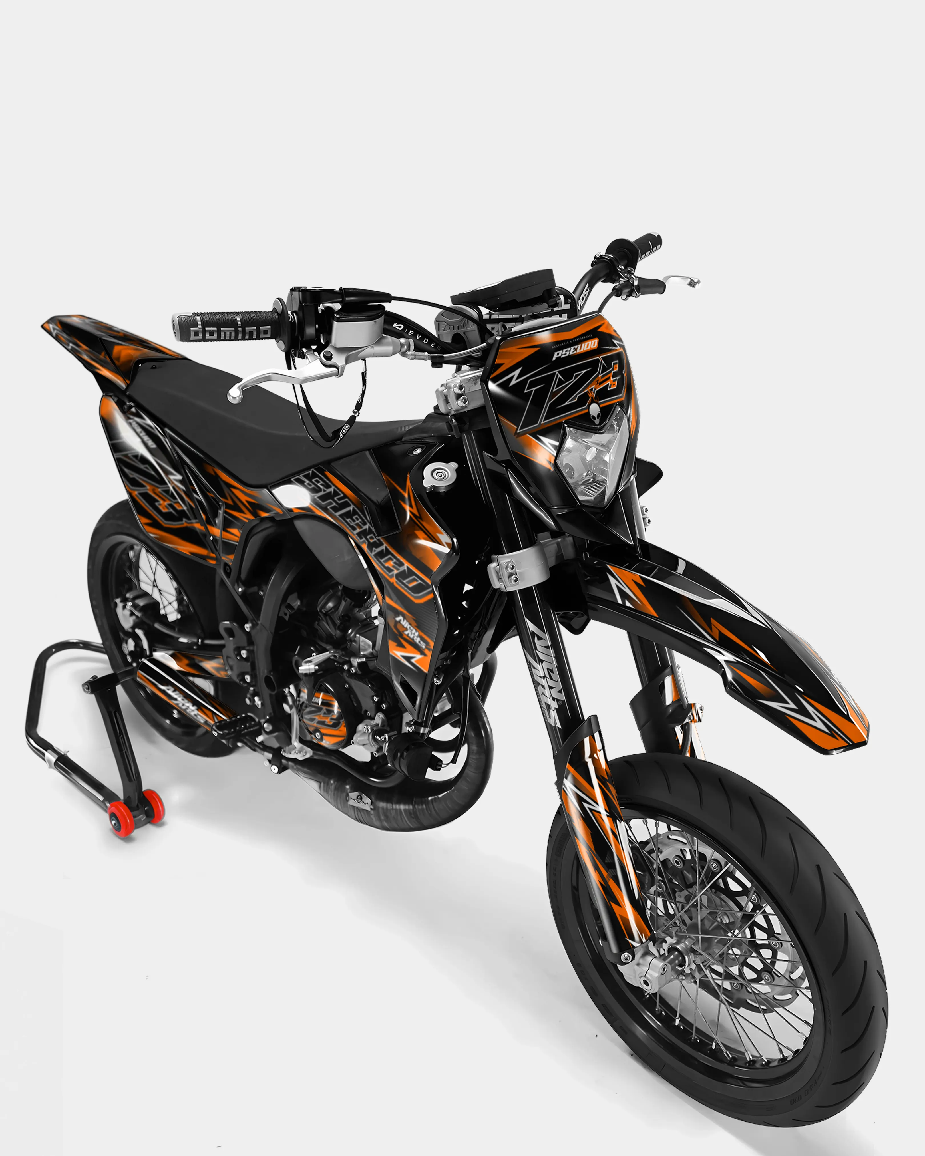 PIQUE - Kit deco SHERCO 50cc - Orange - Image 2